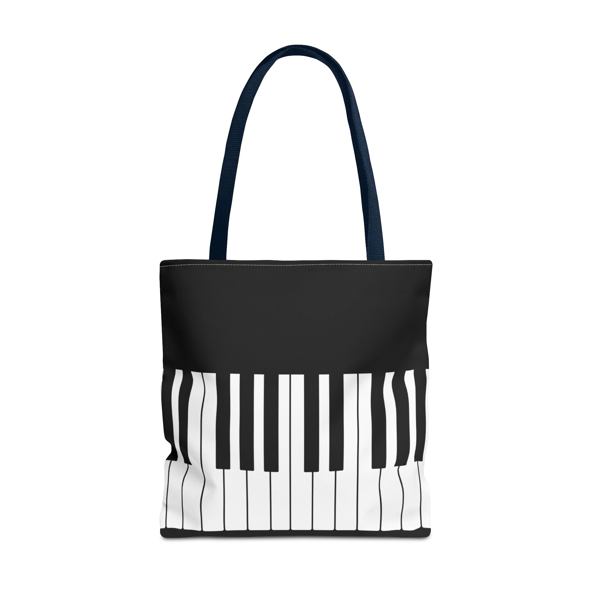 Piano Keys Tote Bag - Musician Keyboard Print Canvas Tote