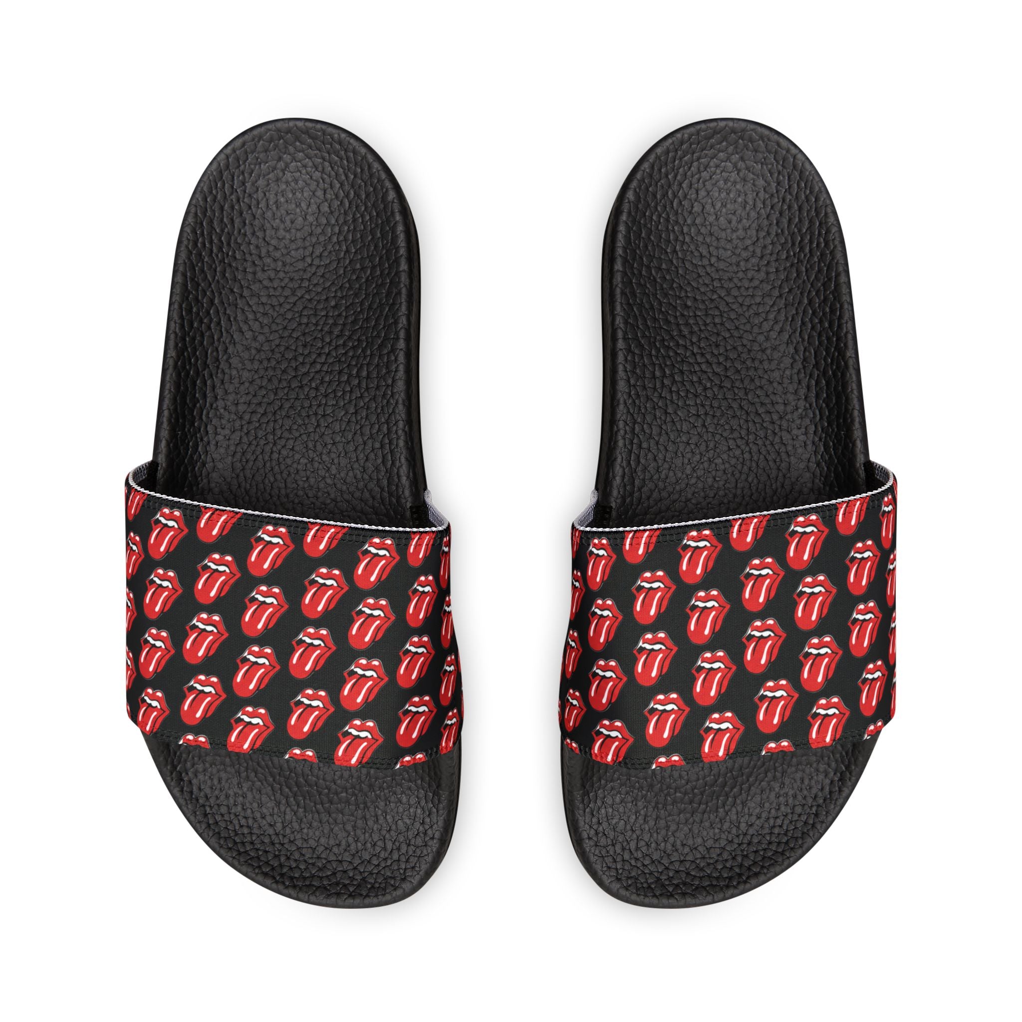 Men's Removable-Strap Sandals — Rolling Stones symbols Slide Sandals