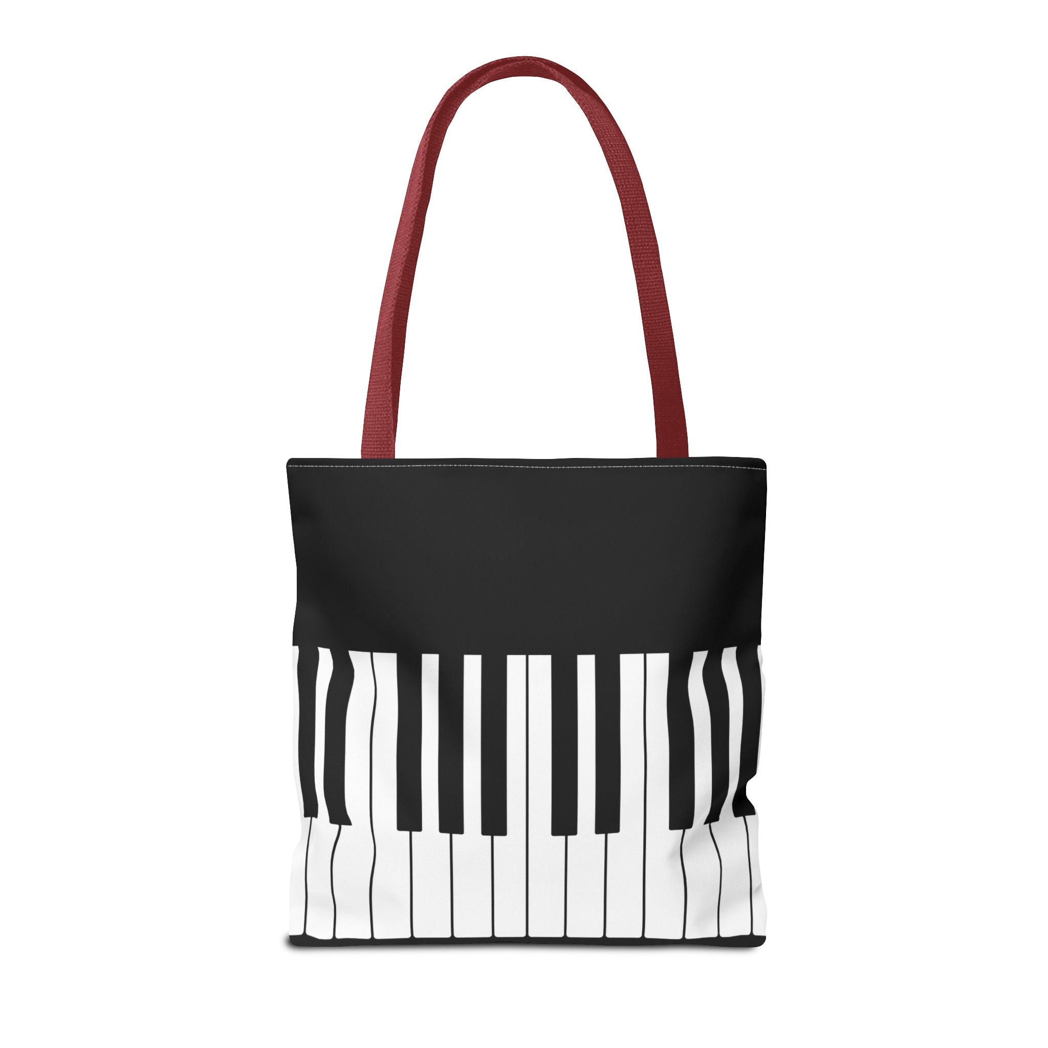 Piano Keys Tote Bag - Musician Keyboard Print Canvas Tote