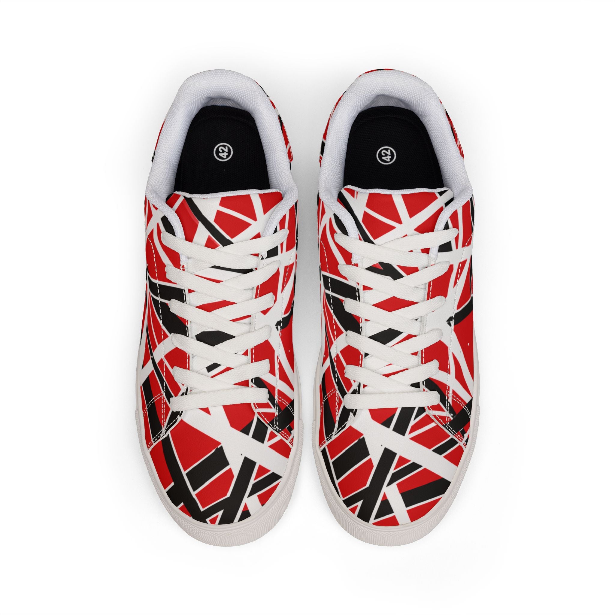 EVH Van Halen Tribute bold - Men's Low-Top Microfiber Leather Sneakers