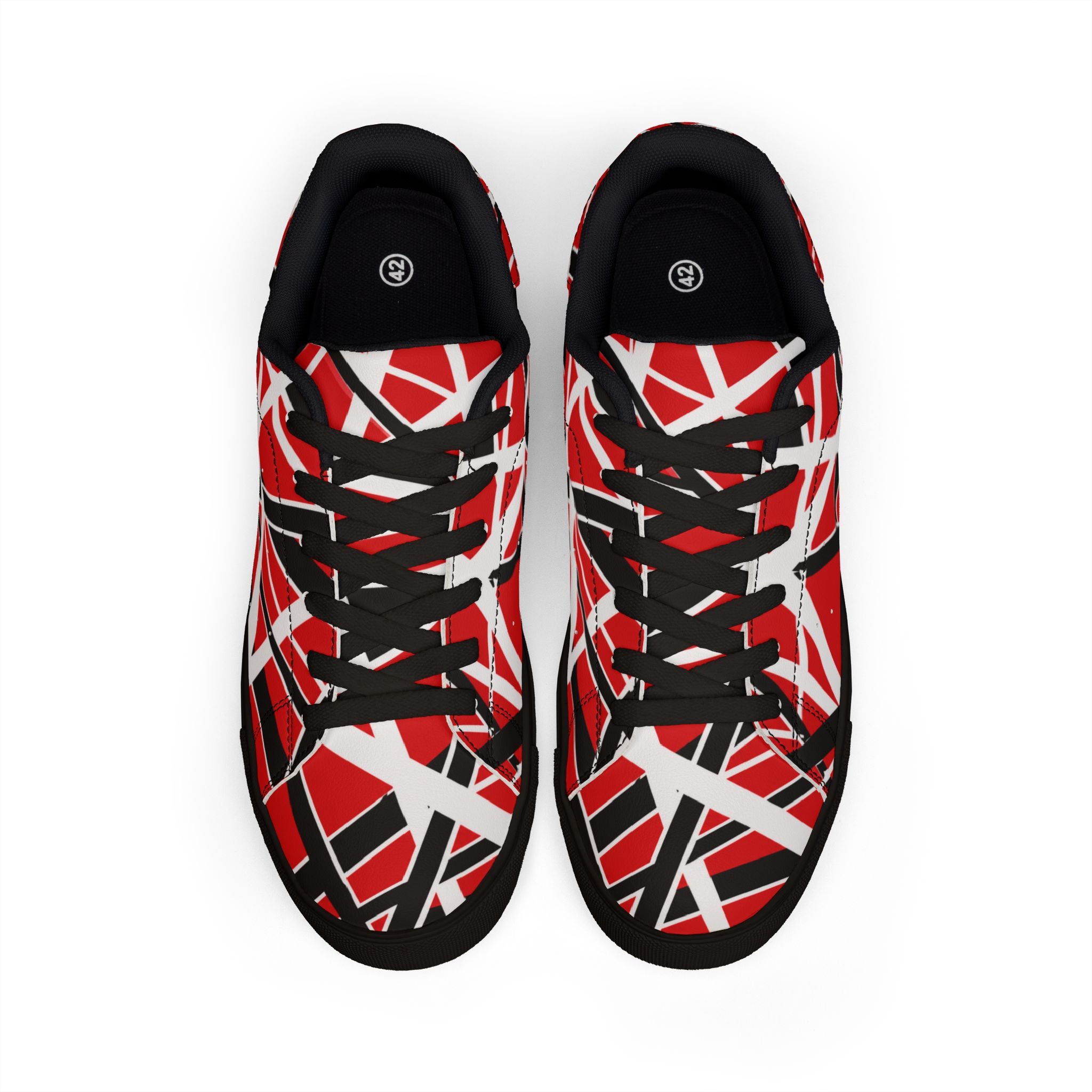 EVH Van Halen Tribute bold - Men's Low-Top Microfiber Leather Sneakers