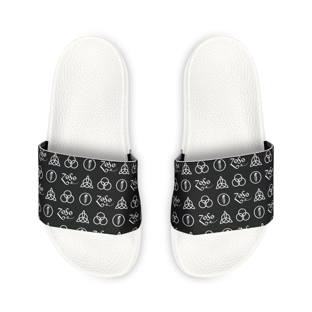 Men's Removable-Strap Sandals — Led Zeppelin symbols Slide Sandals