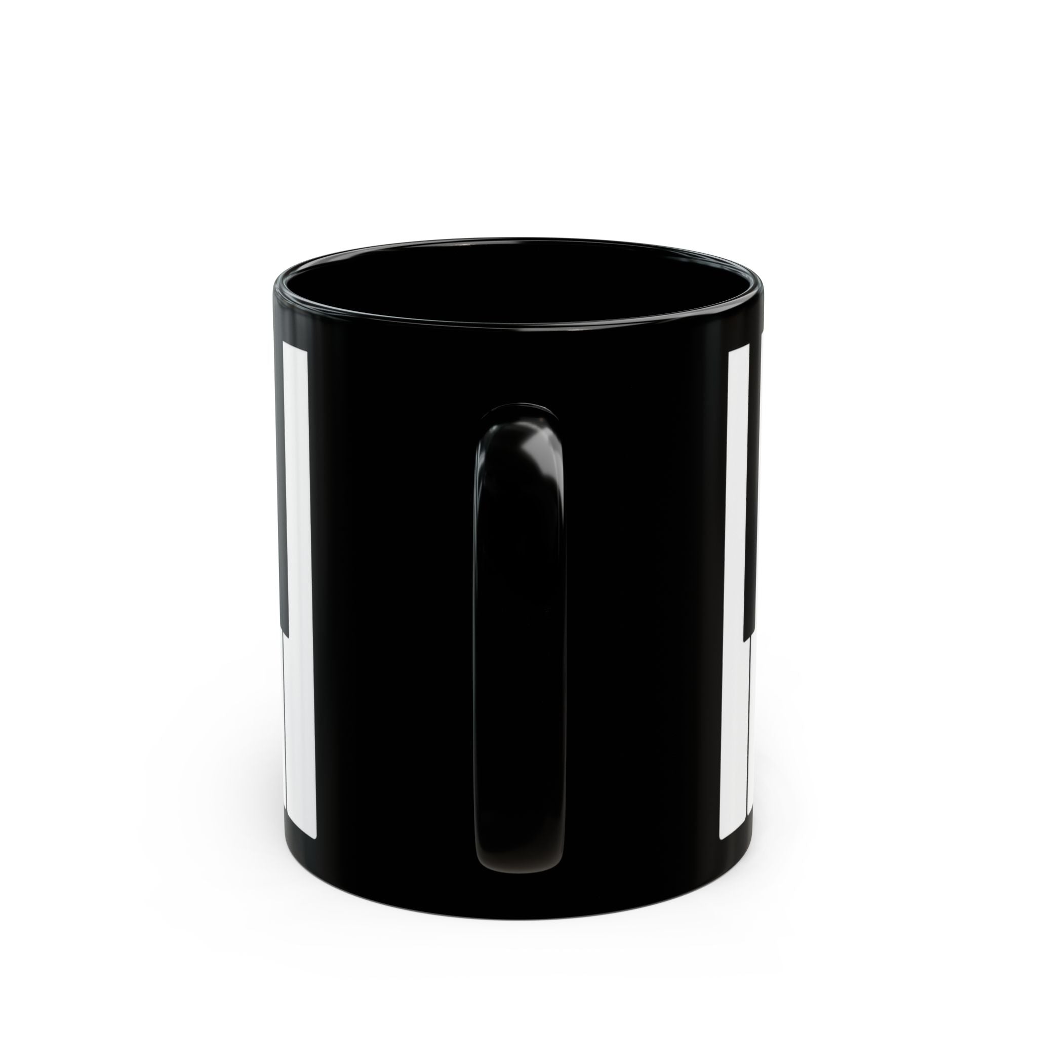 Piano Keyboard Black Coffee Mug – Musician Gift, 11oz & 15oz