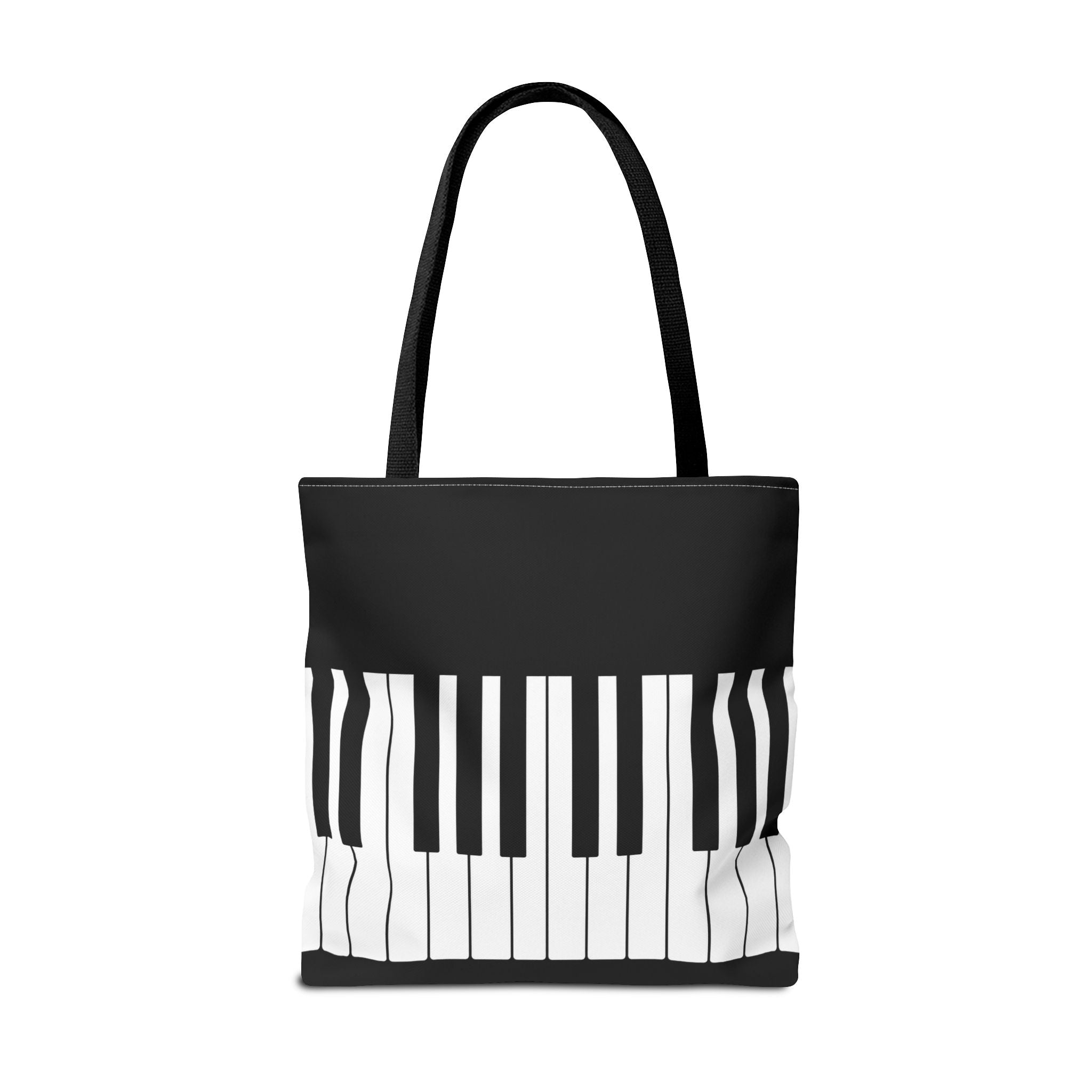 Piano Keys Tote Bag - Musician Keyboard Print Canvas Tote