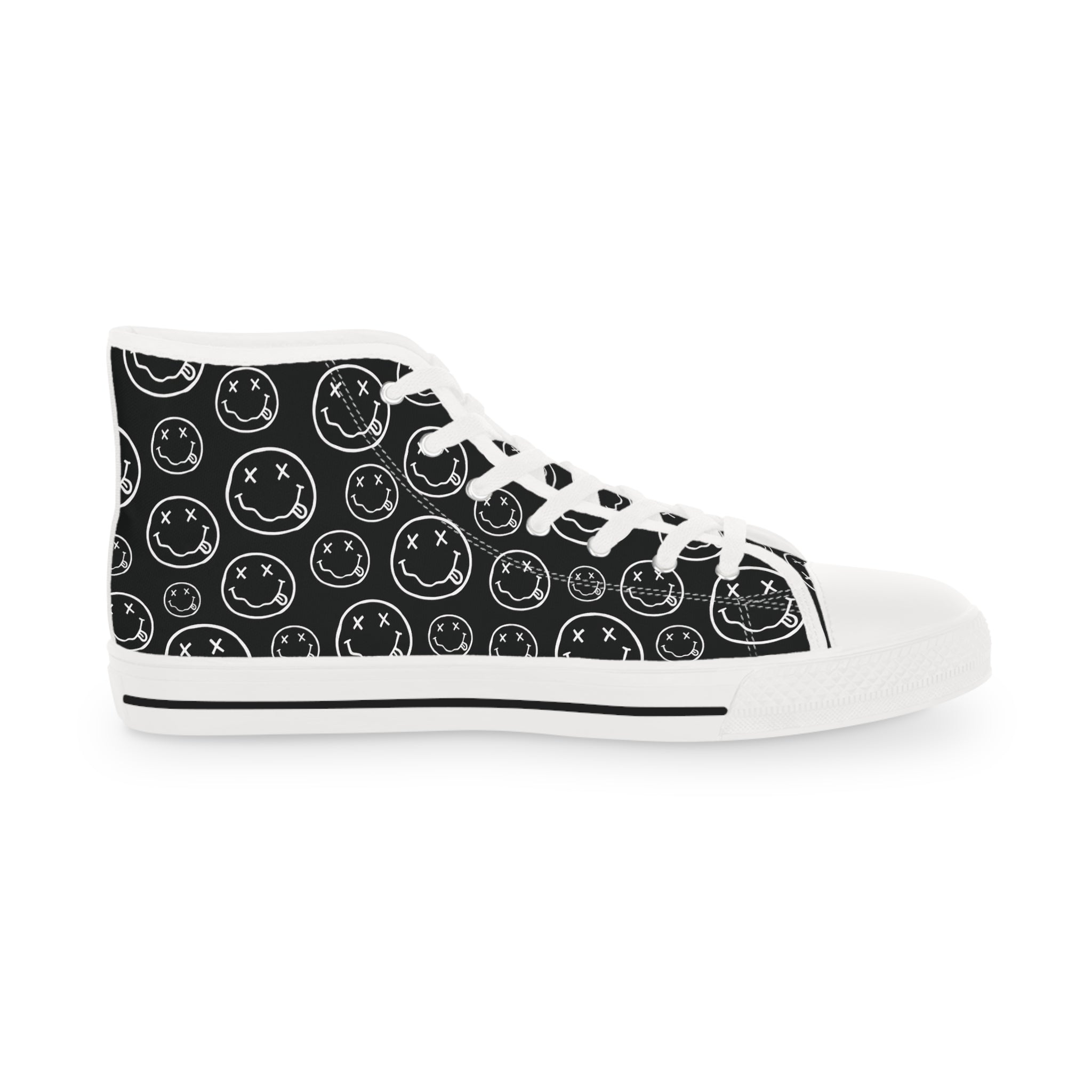 High Top Sneakers – Nirvana grunge Skate Shoes