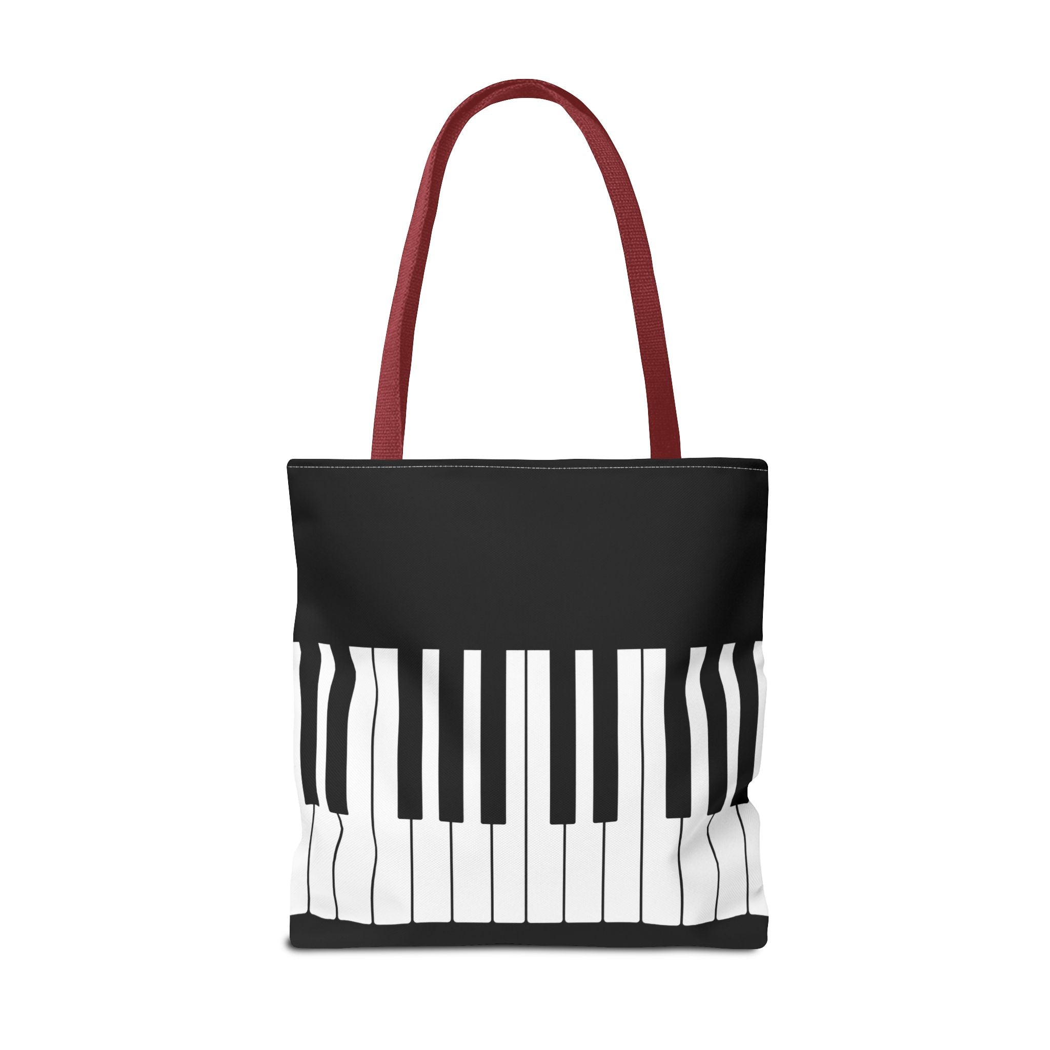 Piano Keys Tote Bag - Musician Keyboard Print Canvas Tote