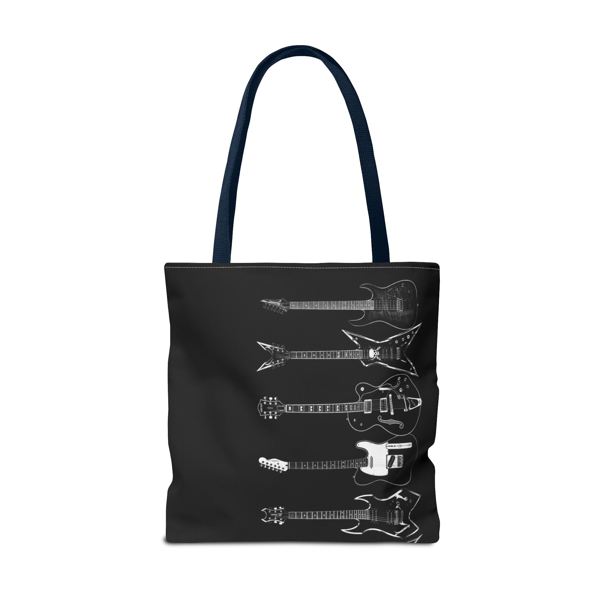 Electric Guitars Black Tote Bag – Rock Music Instrument Shopper