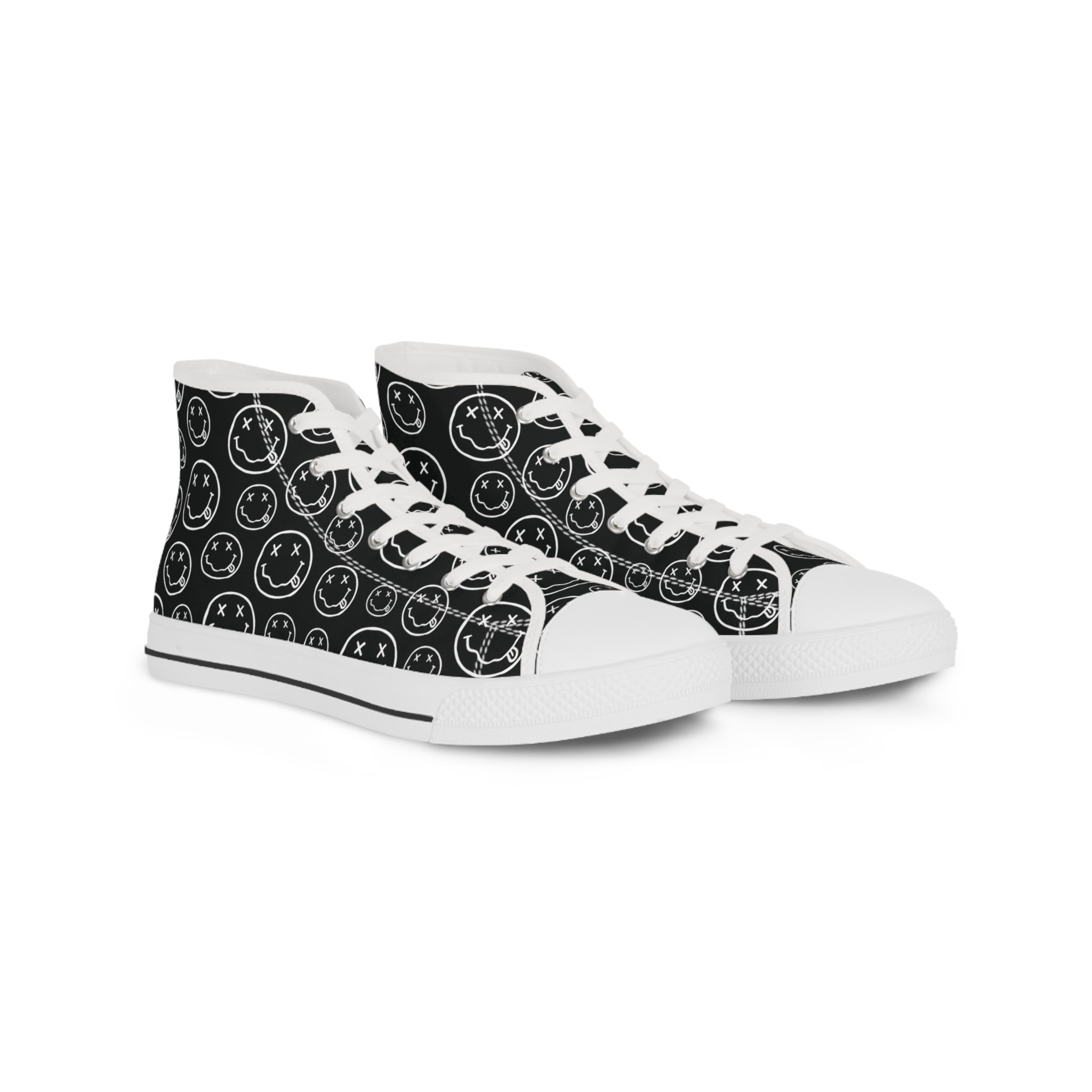 High Top Sneakers – Nirvana grunge Skate Shoes