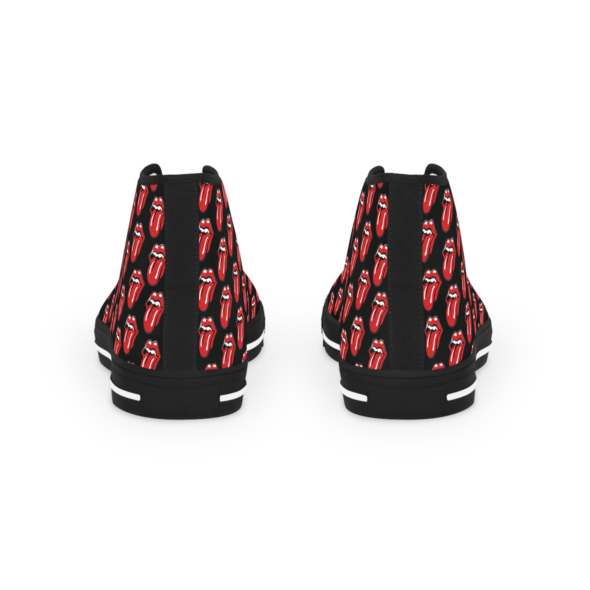 High Top Sneakers – Rolling Stones Symbols Skate Shoes