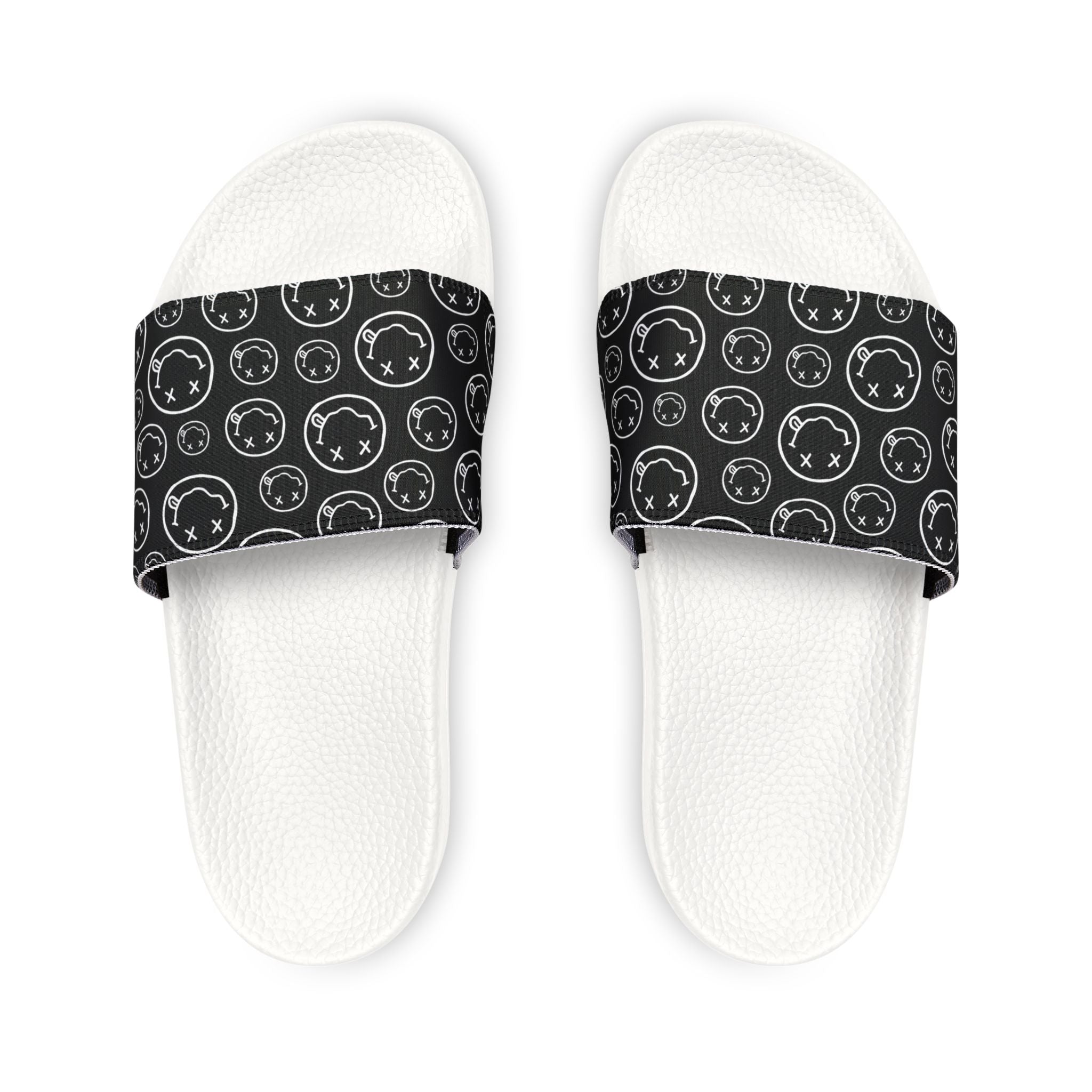 Men's Removable-Strap Sandals — Nirvana symbols Slide Sandals