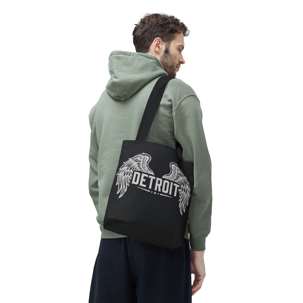 Detroit Wings Tote Bag — Vintage Angel Wing City Pride Tote