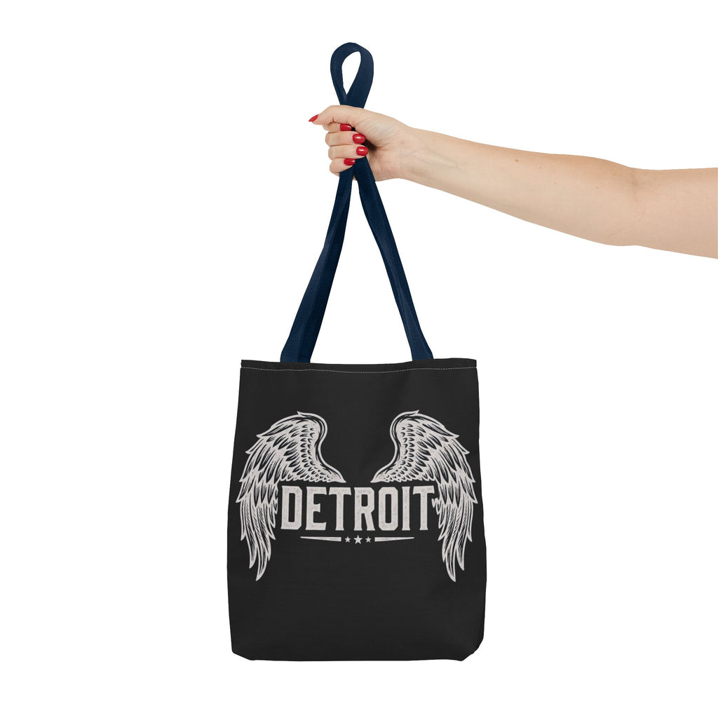 Detroit Wings Tote Bag — Vintage Angel Wing City Pride Tote