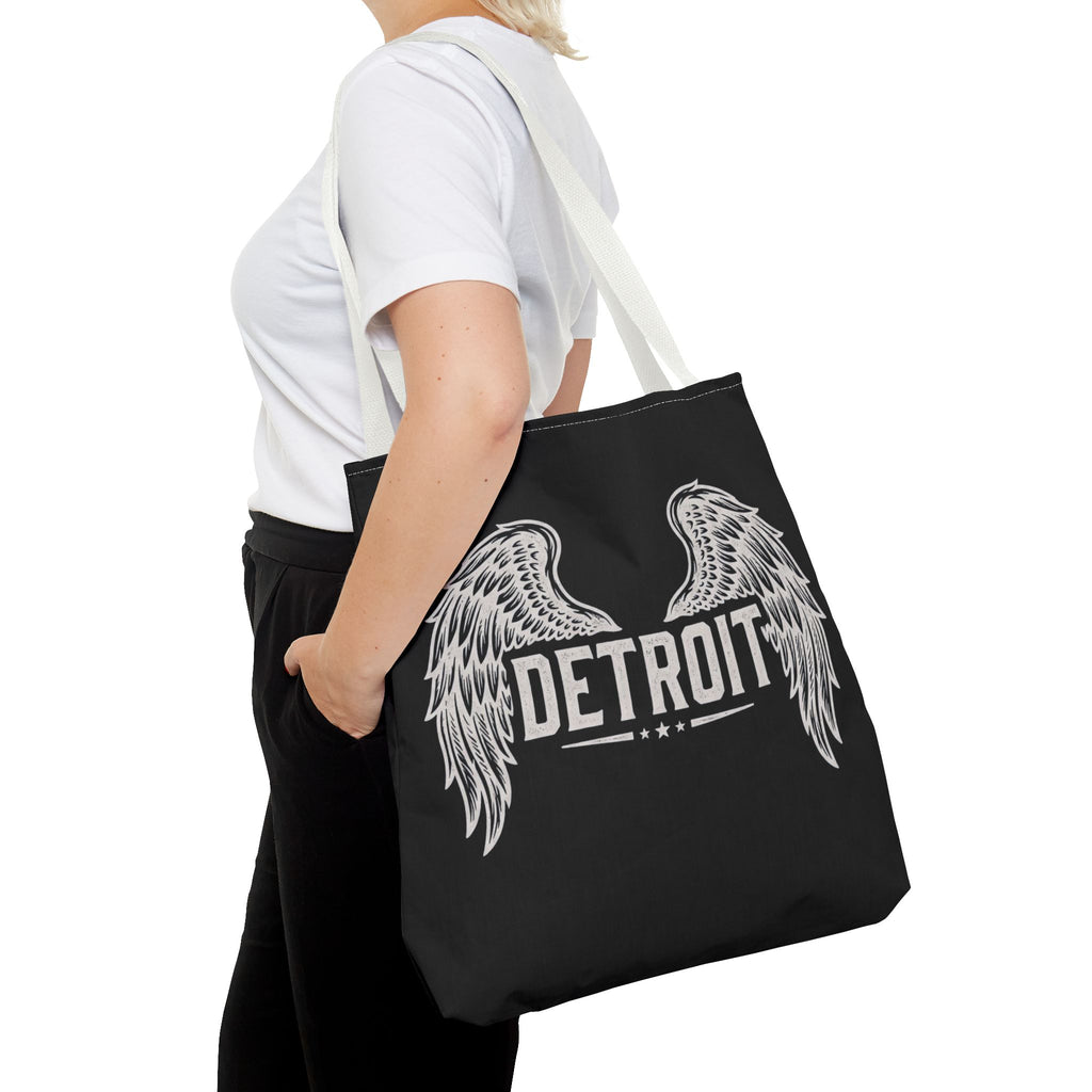 Detroit Wings Tote Bag — Vintage Angel Wing City Pride Tote