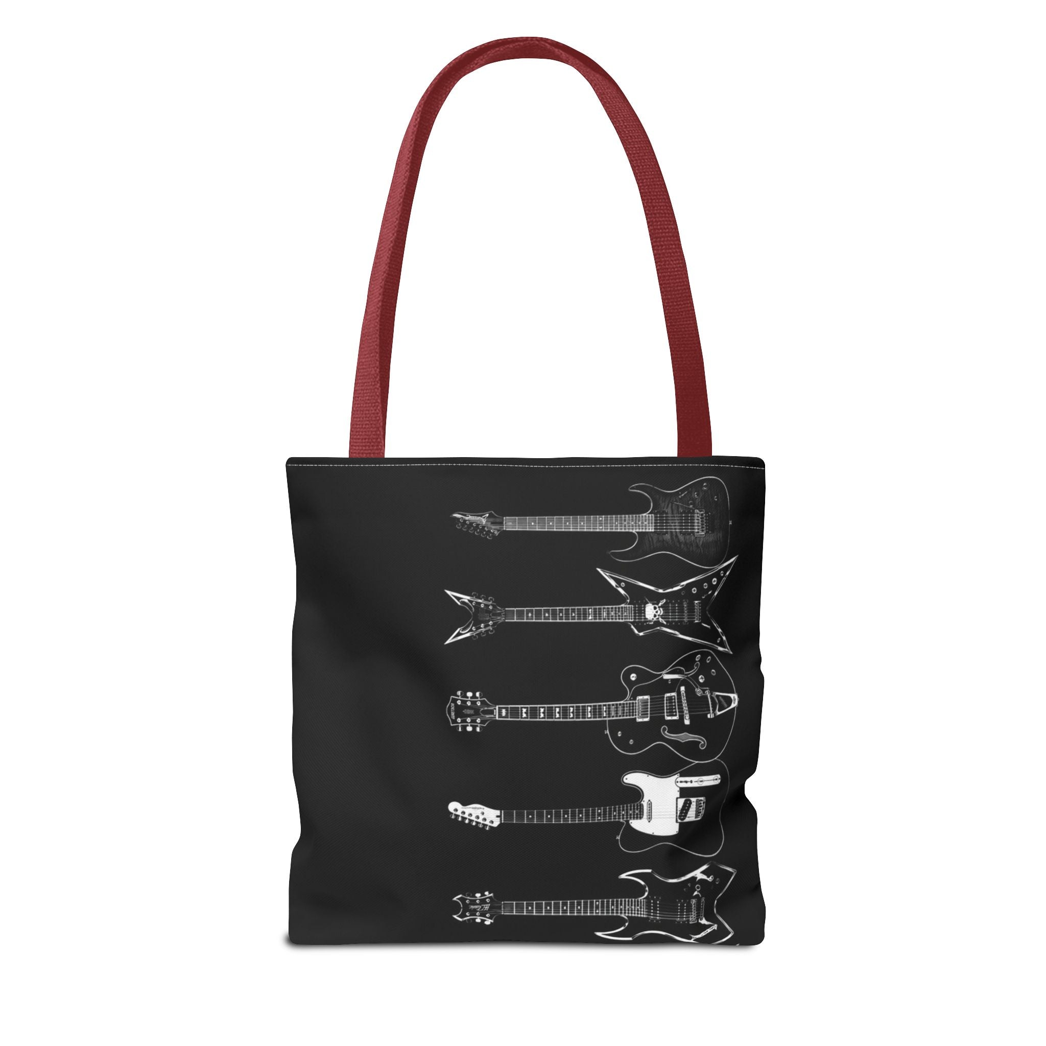 Electric Guitars Black Tote Bag – Rock Music Instrument Shopper