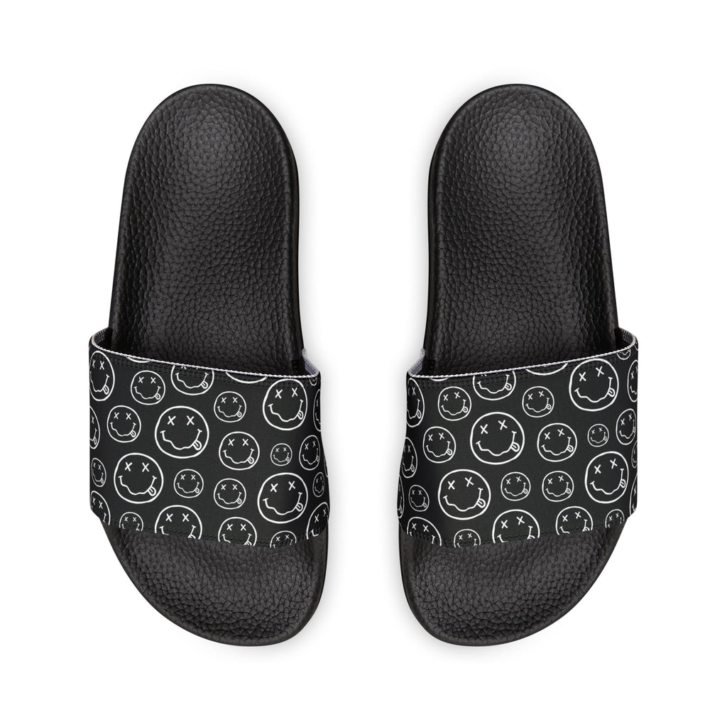 Men's Removable-Strap Sandals — Nirvana symbols Slide Sandals