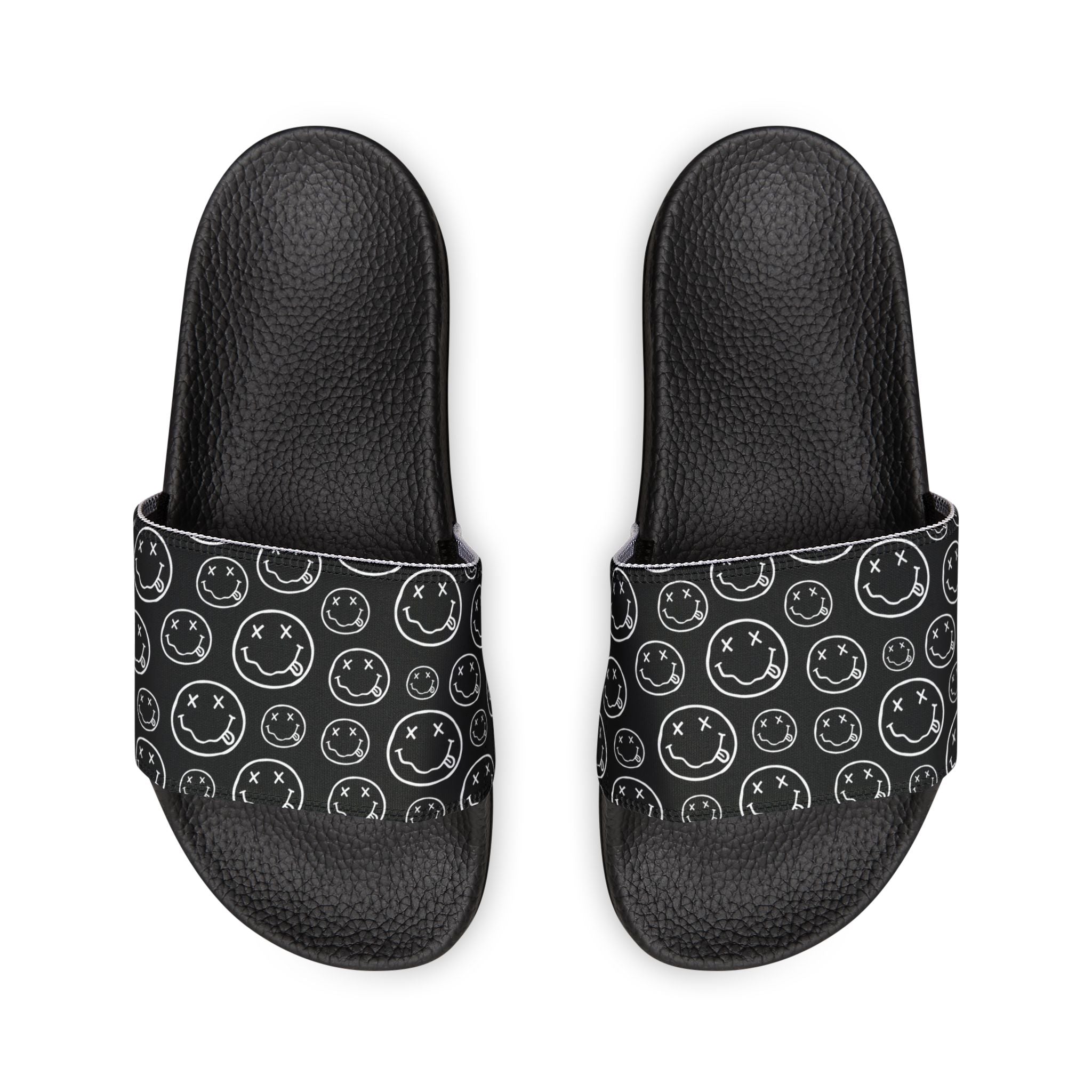 Men's Removable-Strap Sandals — Nirvana symbols Slide Sandals