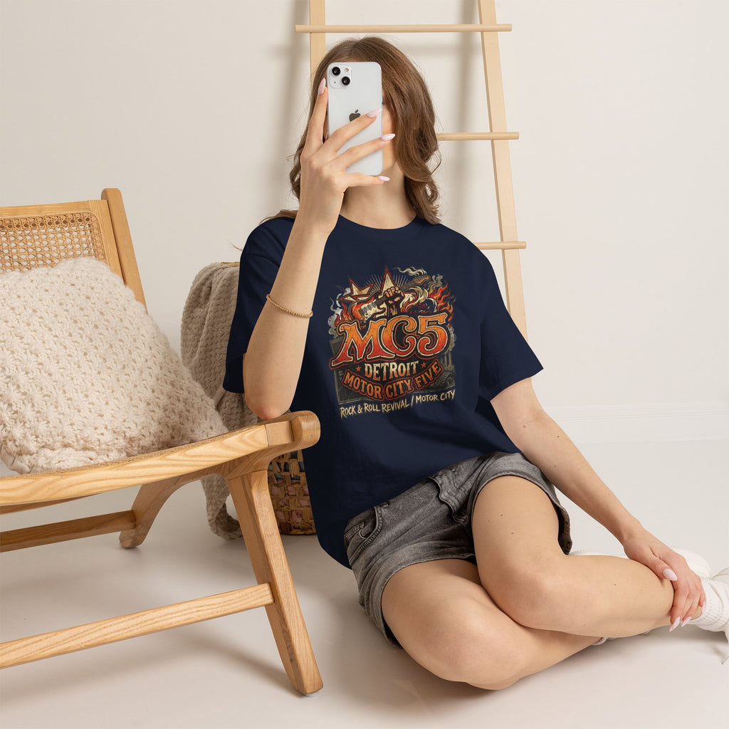 Unisex Heavy Cotton Tee MC5 Rock Revolution