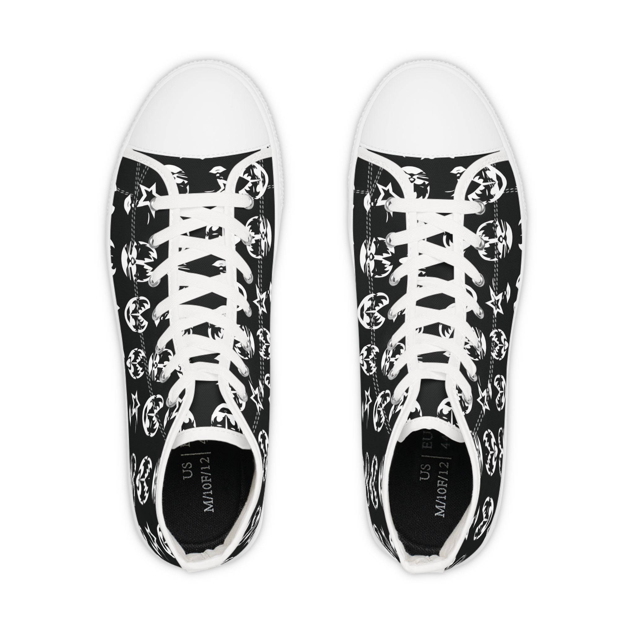 High Top Sneakers — Kiss Tribute Pattern Casual Men's Shoes