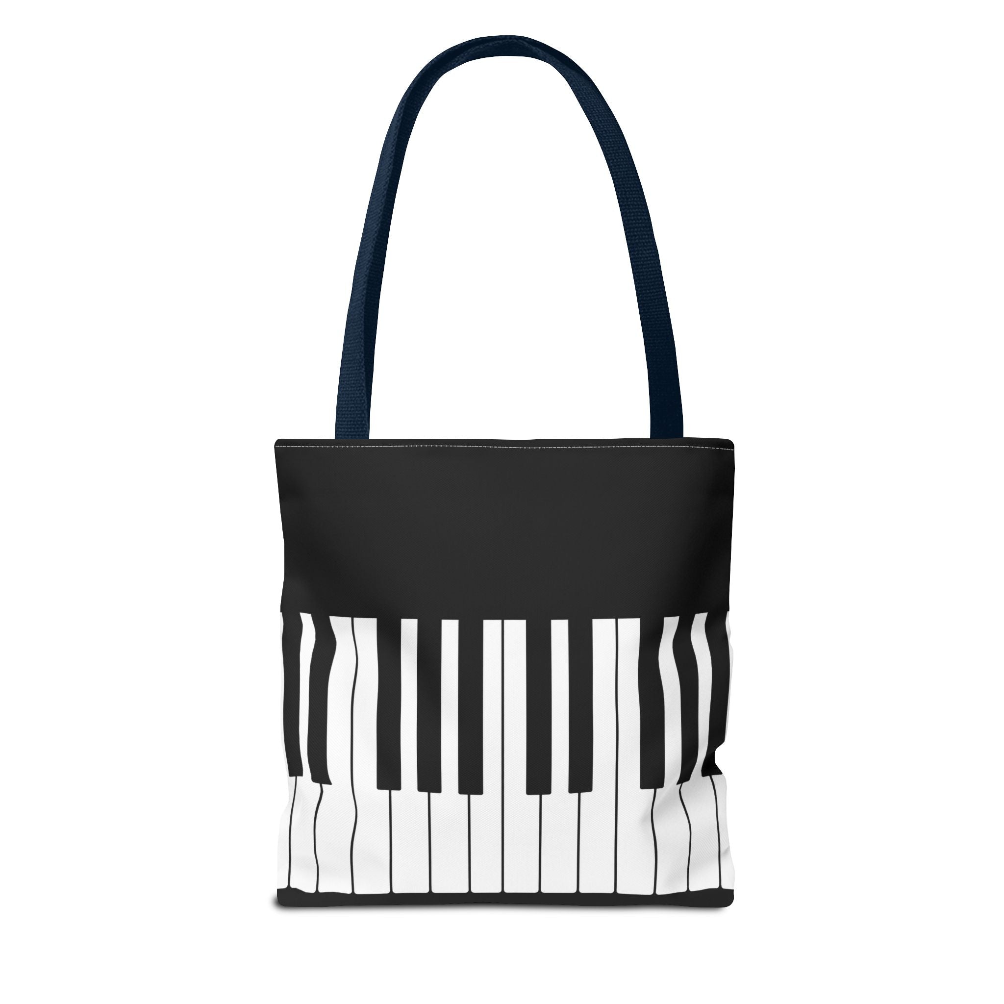 Piano Keys Tote Bag - Musician Keyboard Print Canvas Tote