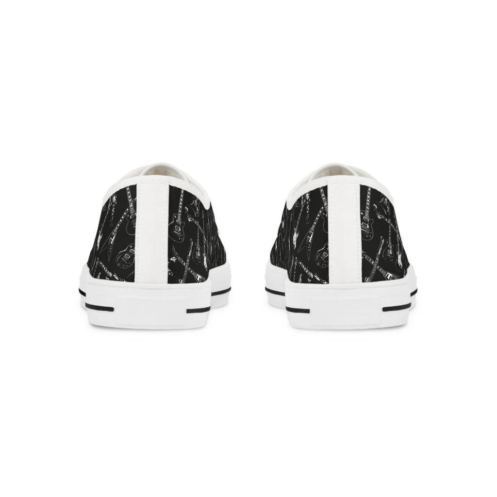 Black Guitars Men’s Low Top Sneakers — Minimal Urban Casual Shoes