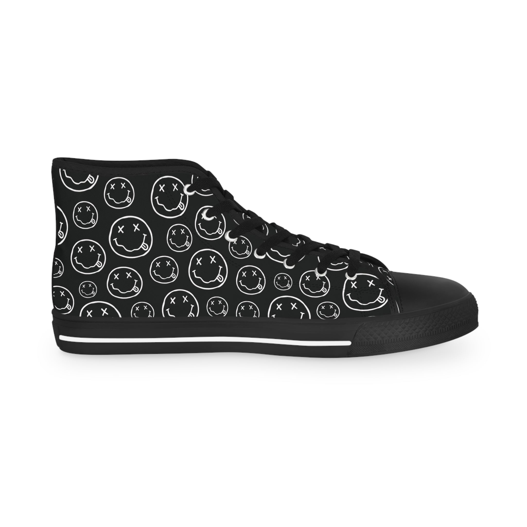 High Top Sneakers – Nirvana grunge Skate Shoes