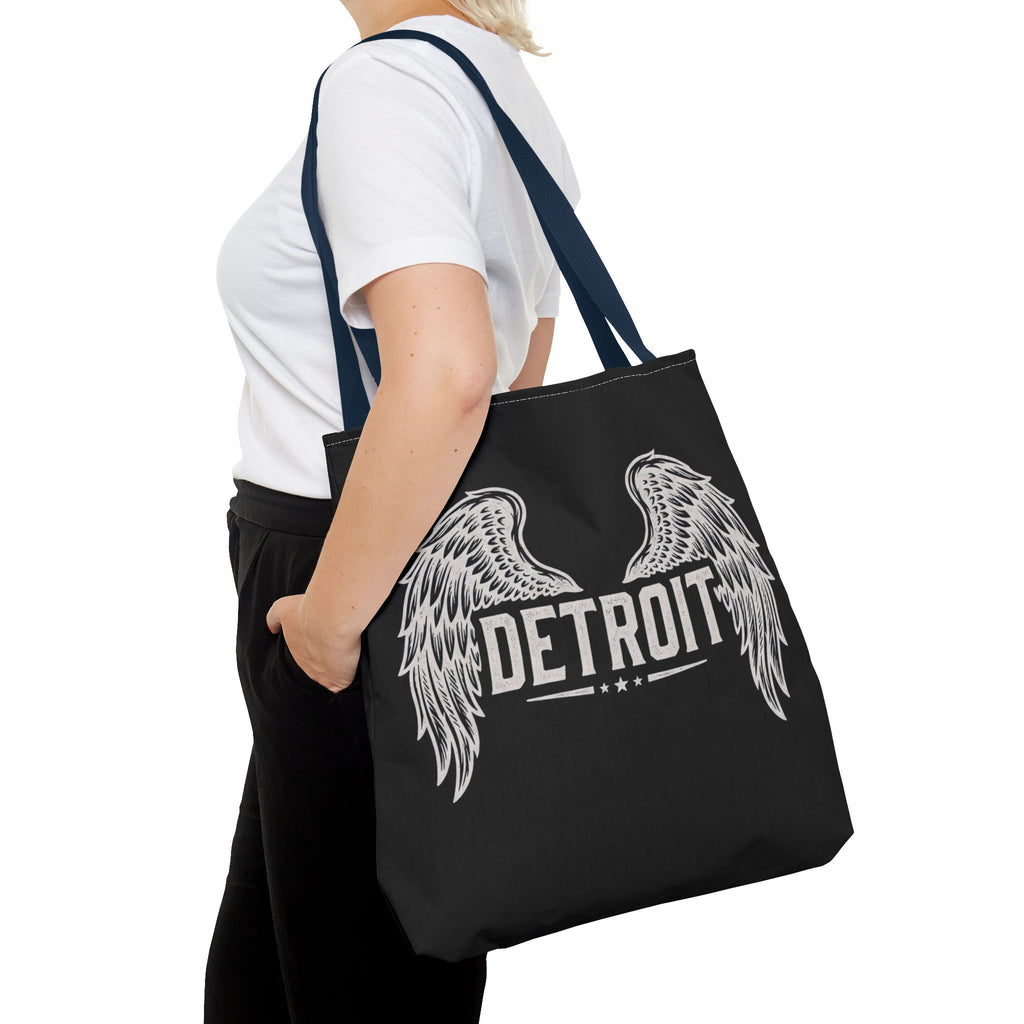 Detroit Wings Tote Bag — Vintage Angel Wing City Pride Tote