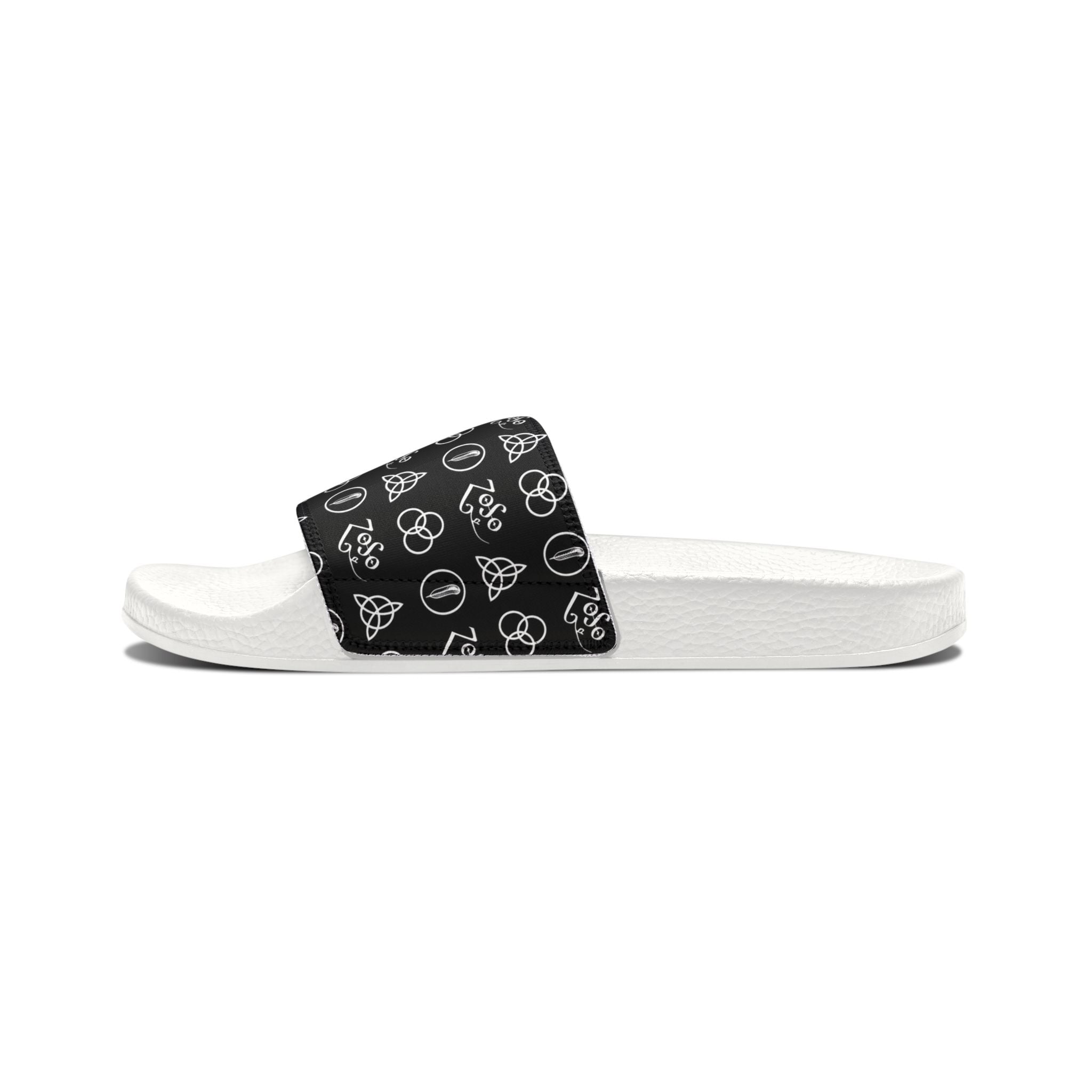Men's Removable-Strap Sandals — Led Zeppelin symbols Slide Sandals