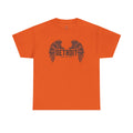 Unisex Heavy Cotton Tee - DETROIT WINGED, black