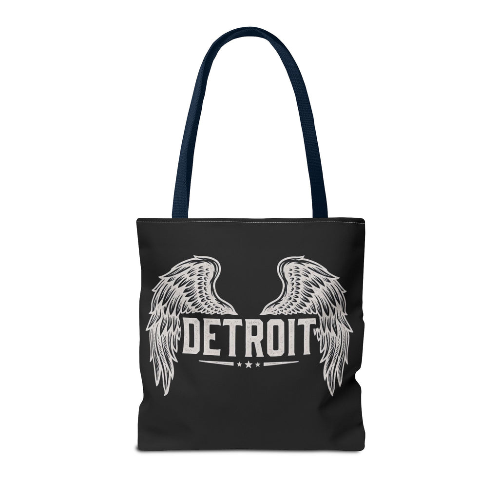 Detroit Wings Tote Bag — Vintage Angel Wing City Pride Tote