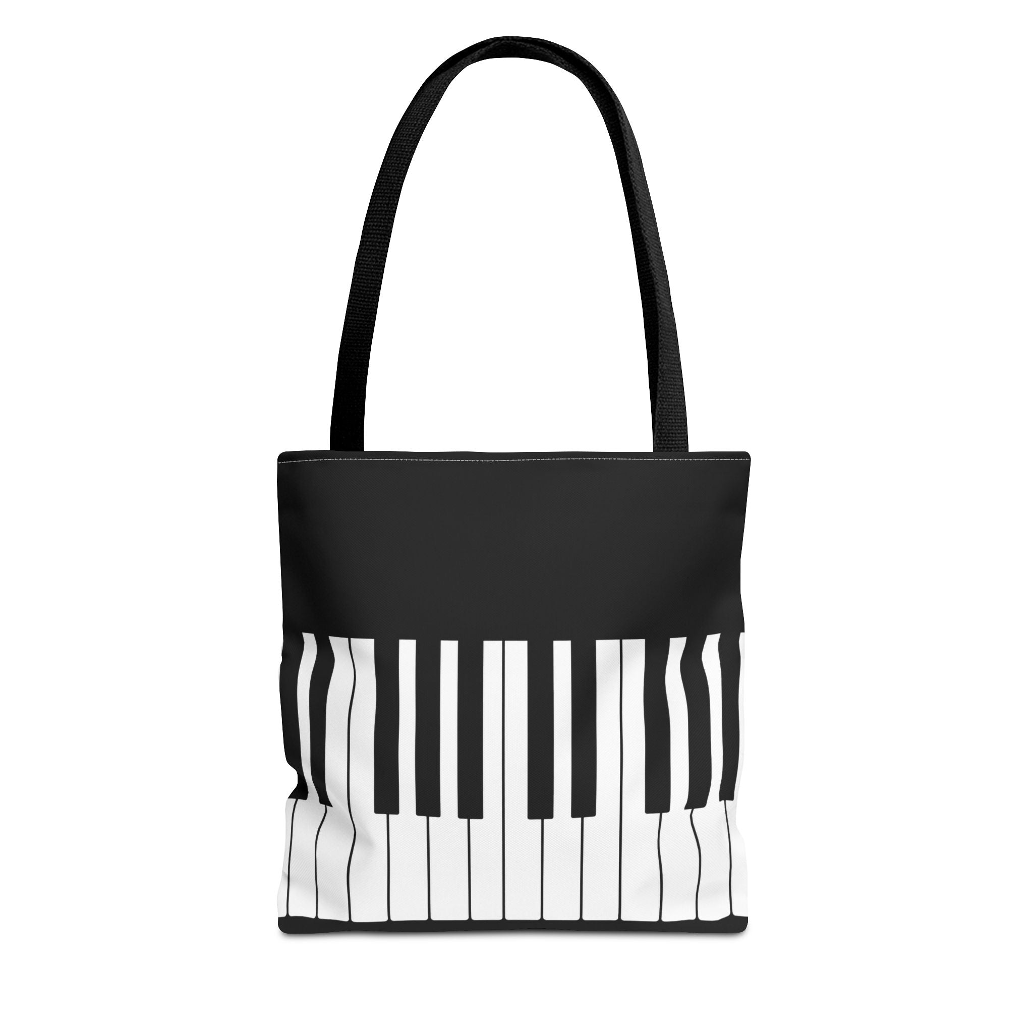Piano Keys Tote Bag - Musician Keyboard Print Canvas Tote
