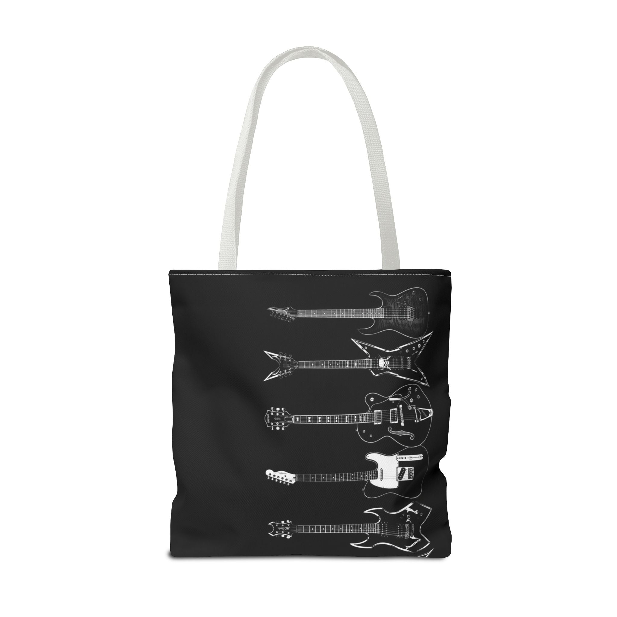Electric Guitars Black Tote Bag – Rock Music Instrument Shopper