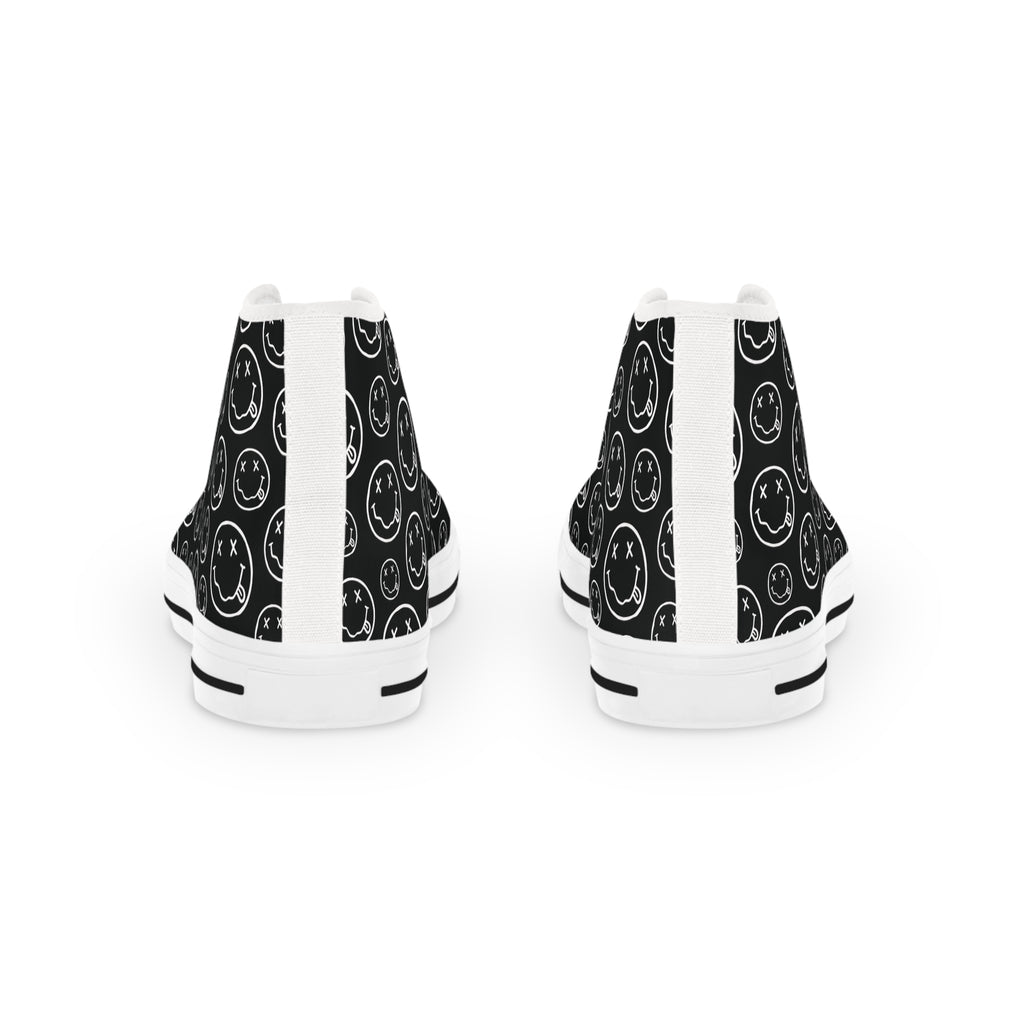 High Top Sneakers – Nirvana grunge Skate Shoes