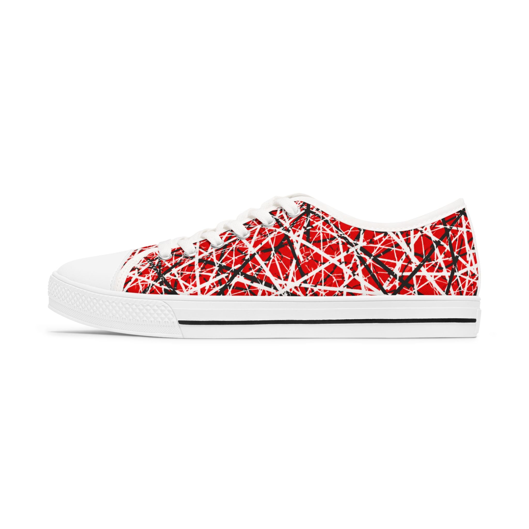 EVH Van Halen Tribute Pattern - Women's Low Top Sneakers