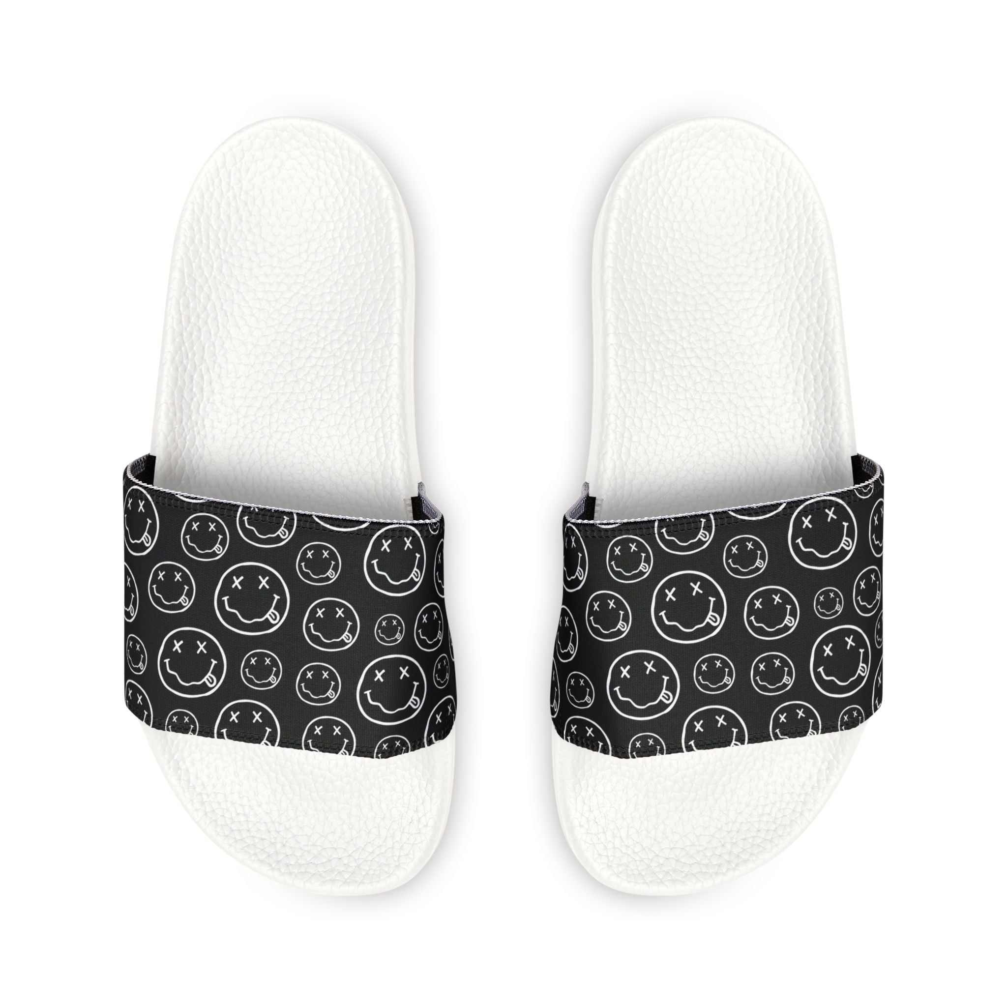 Men's Removable-Strap Sandals — Nirvana symbols Slide Sandals
