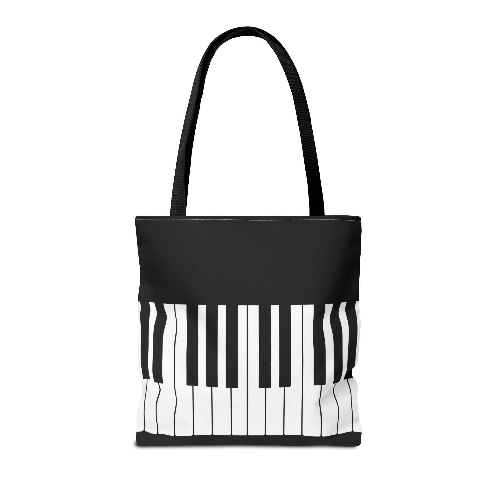 Piano Keys Tote Bag - Musician Keyboard Print Canvas Tote