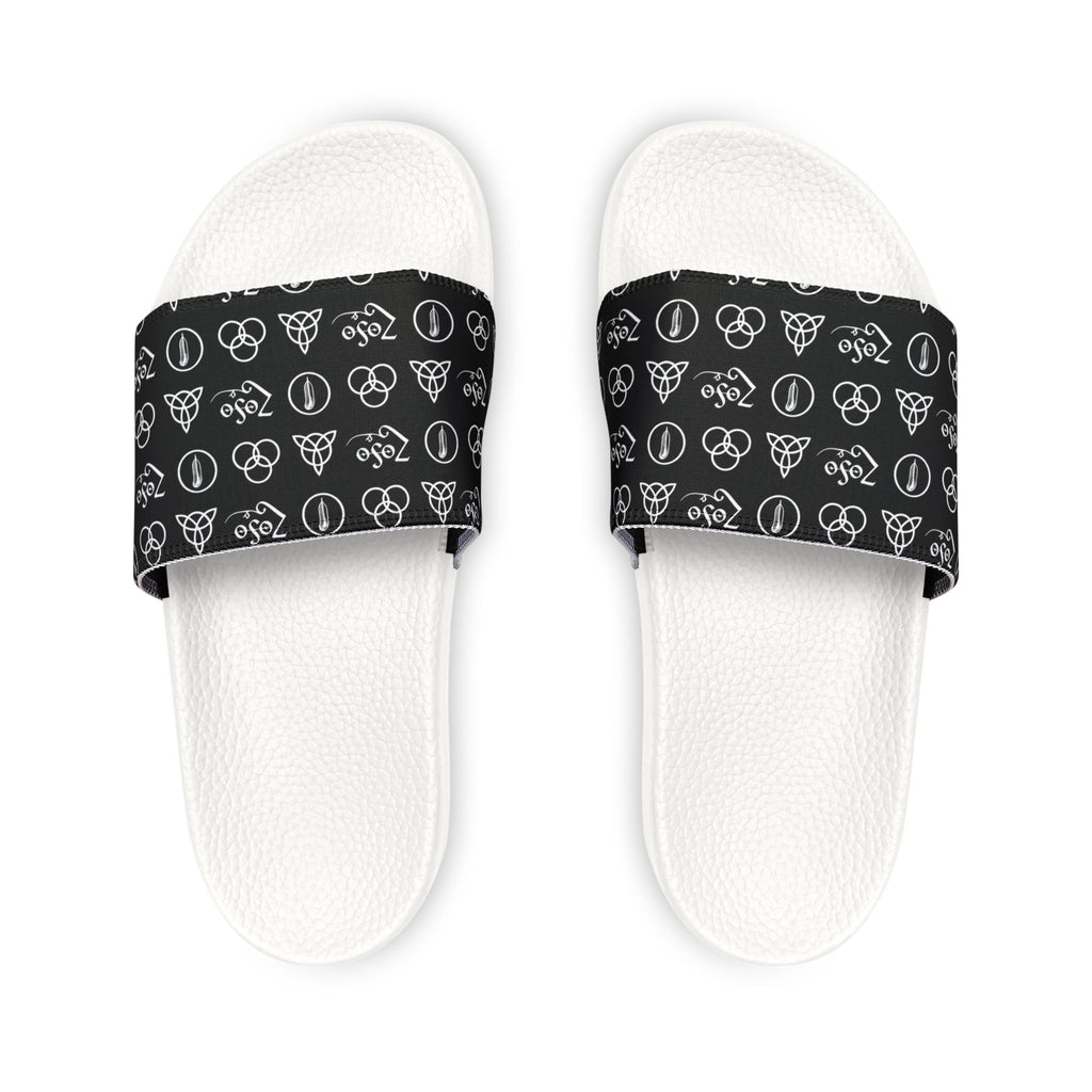 Men's Removable-Strap Sandals — Led Zeppelin symbols Slide Sandals