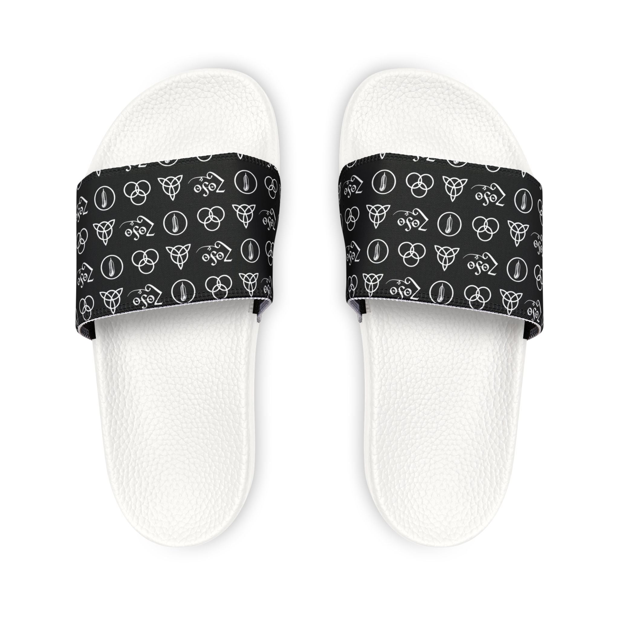 Men's Removable-Strap Sandals — Led Zeppelin symbols Slide Sandals