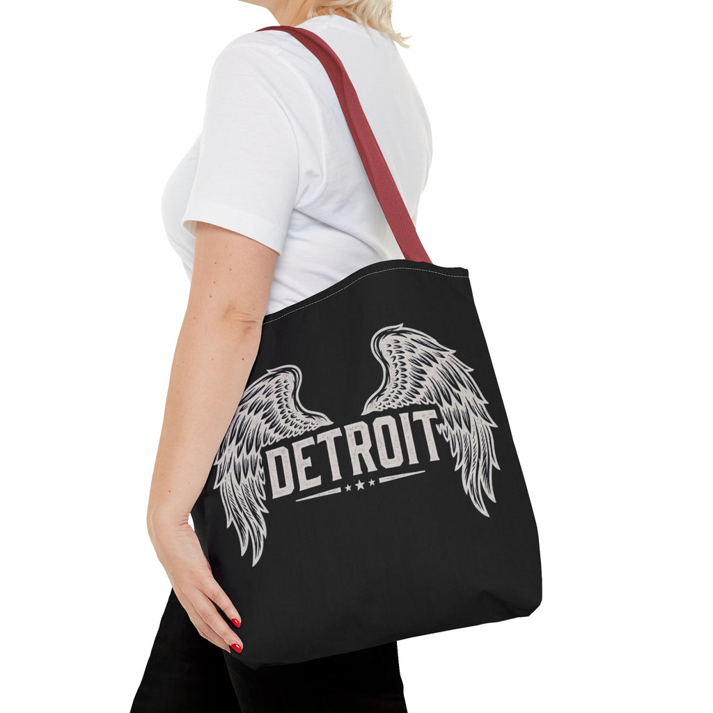 Detroit Wings Tote Bag — Vintage Angel Wing City Pride Tote