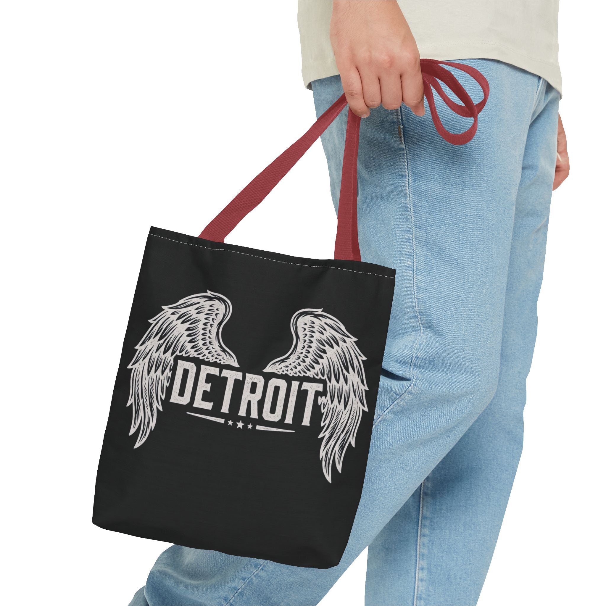 Detroit Wings Tote Bag — Vintage Angel Wing City Pride Tote