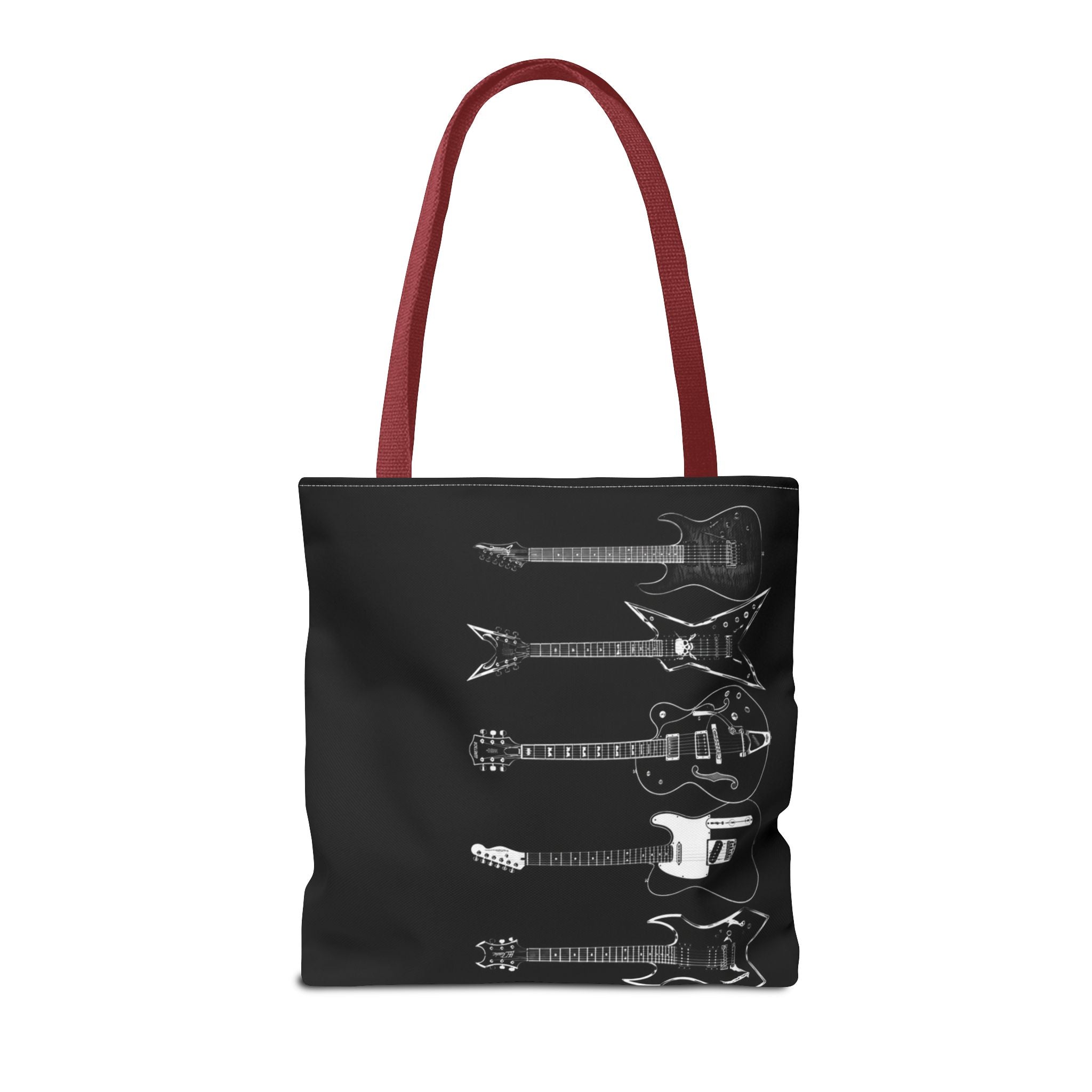 Electric Guitars Black Tote Bag – Rock Music Instrument Shopper