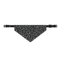 Clip-On Pet Bandana — Dark Nirvana Smiley Face Pattern Collar Accessory