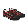 Women's Low Top Sneakers —Rolling Stones Pattern Casual Canvas Shoes