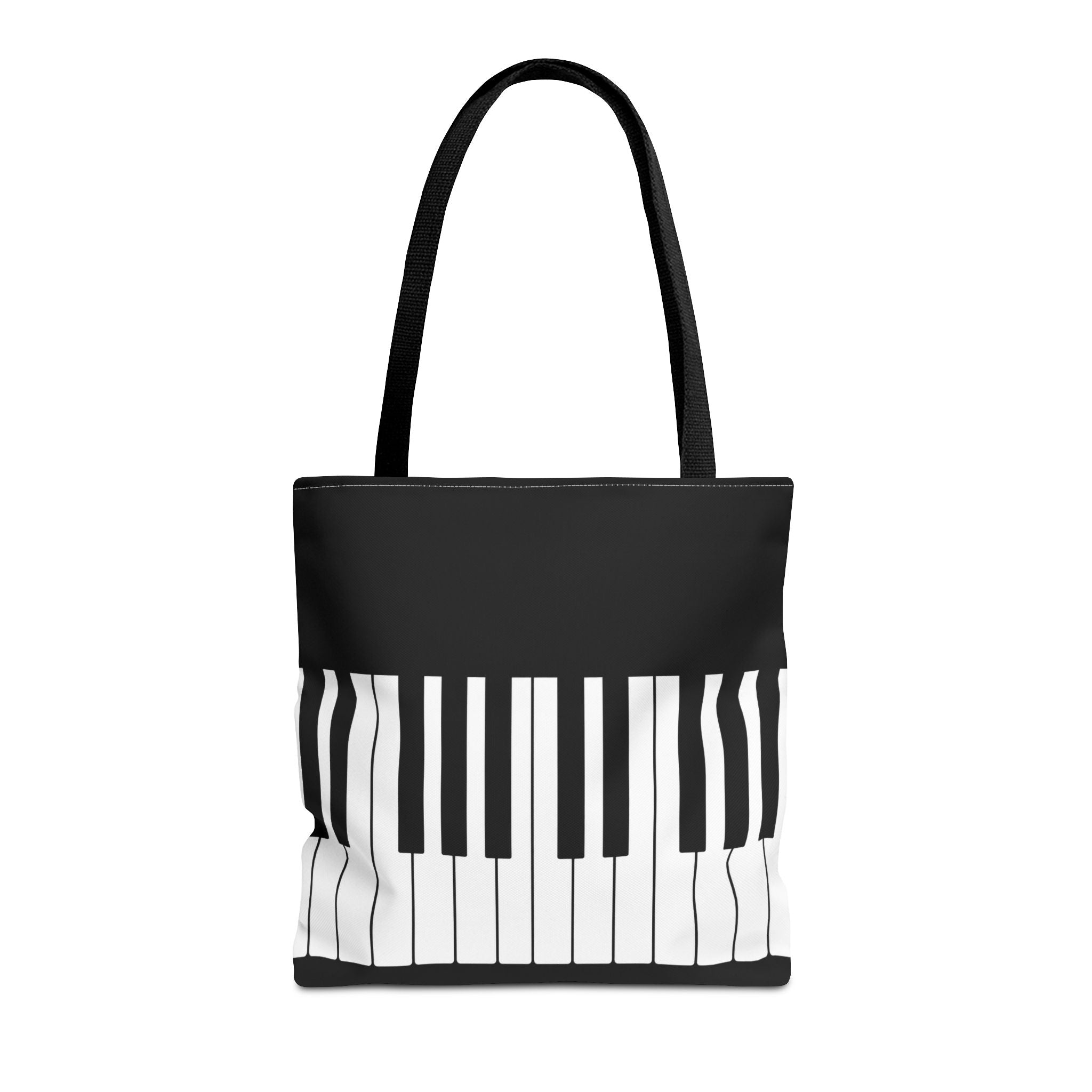 Piano Keys Tote Bag - Musician Keyboard Print Canvas Tote