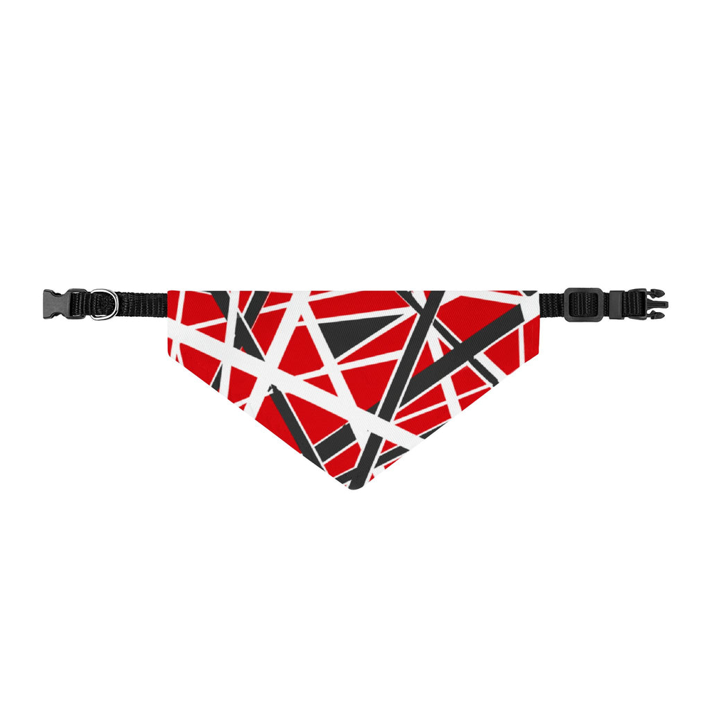 EVH Van Halen Clip-On Pet Bandana – Geometric Rocker Dog Collar Accessory
