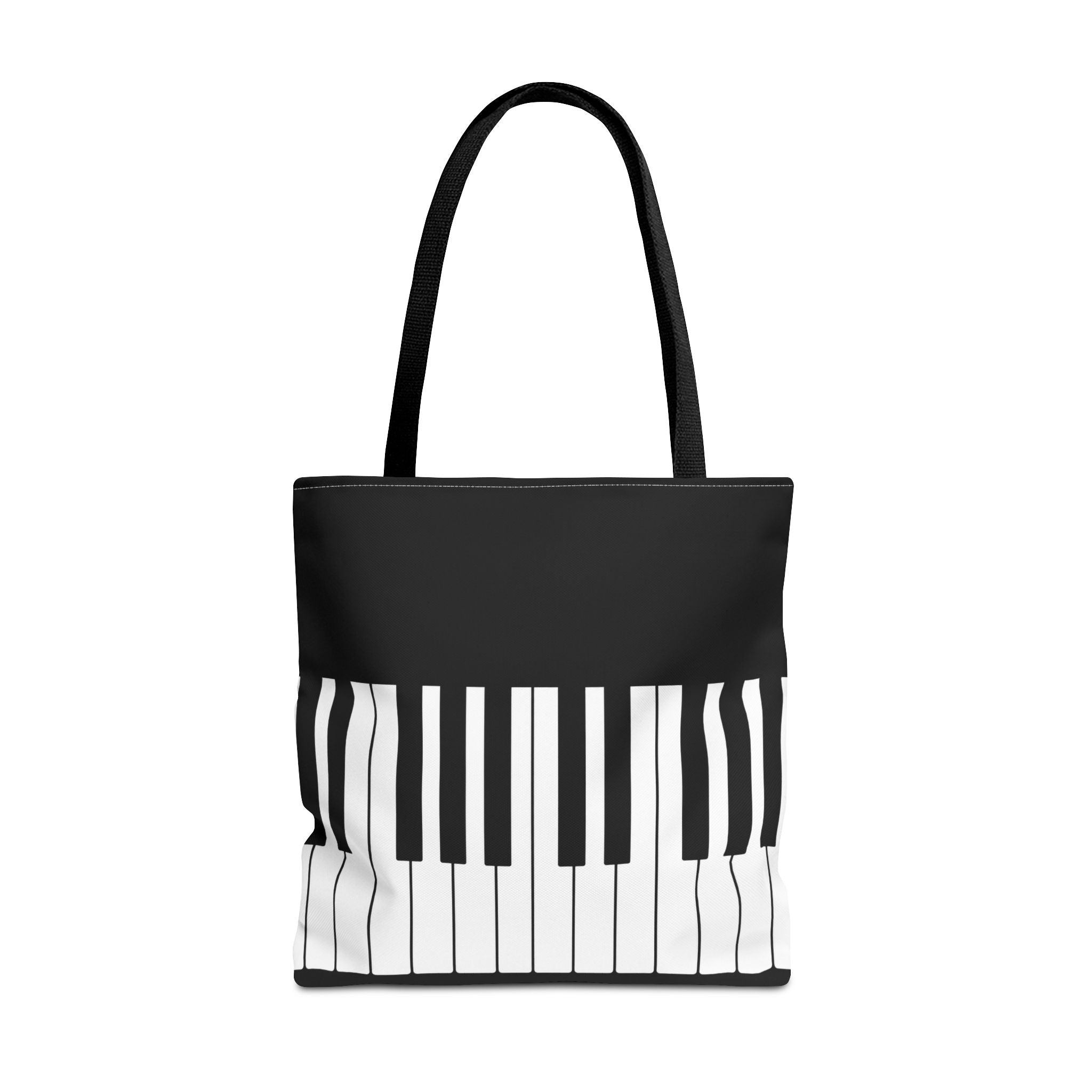 Piano Keys Tote Bag - Musician Keyboard Print Canvas Tote