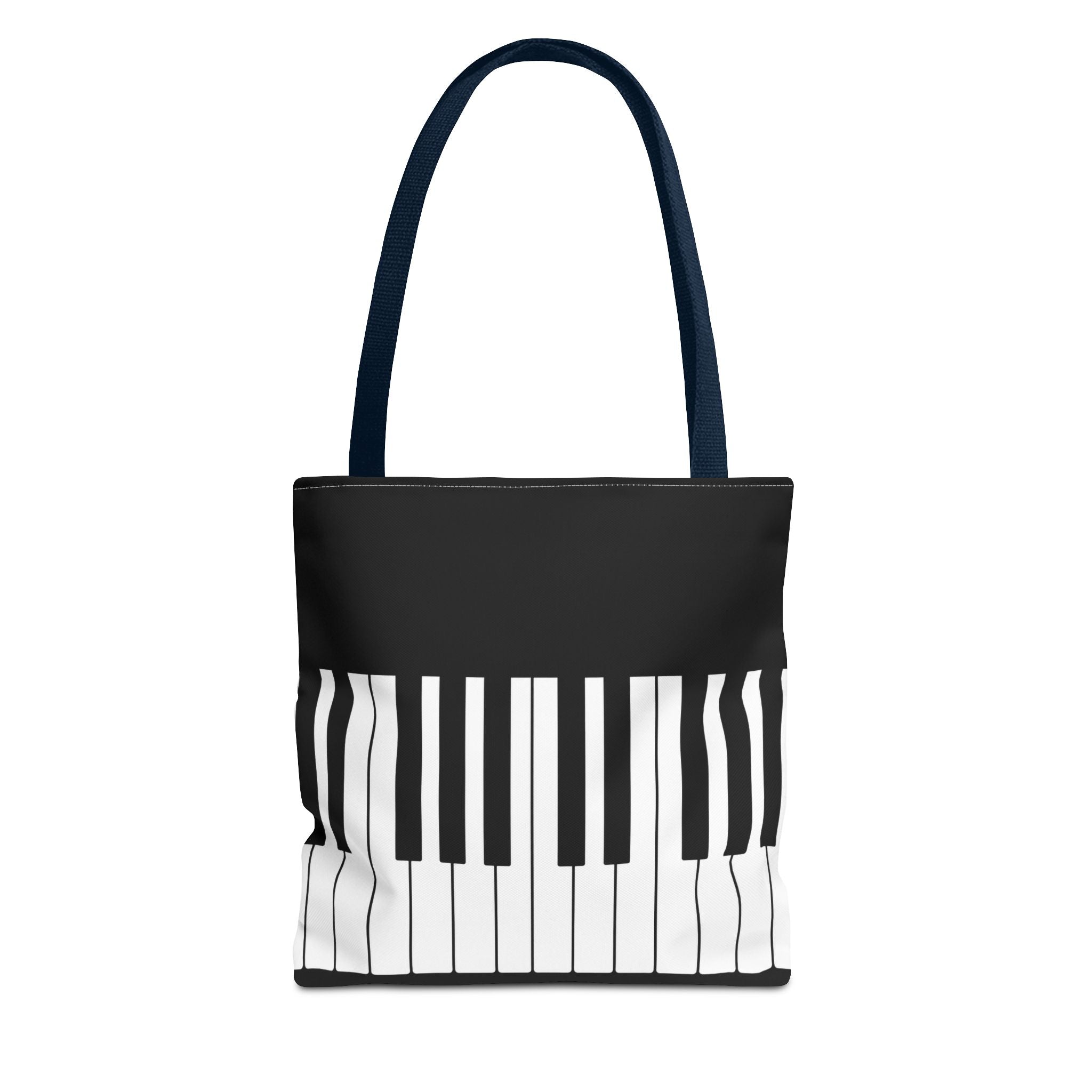 Piano Keys Tote Bag - Musician Keyboard Print Canvas Tote