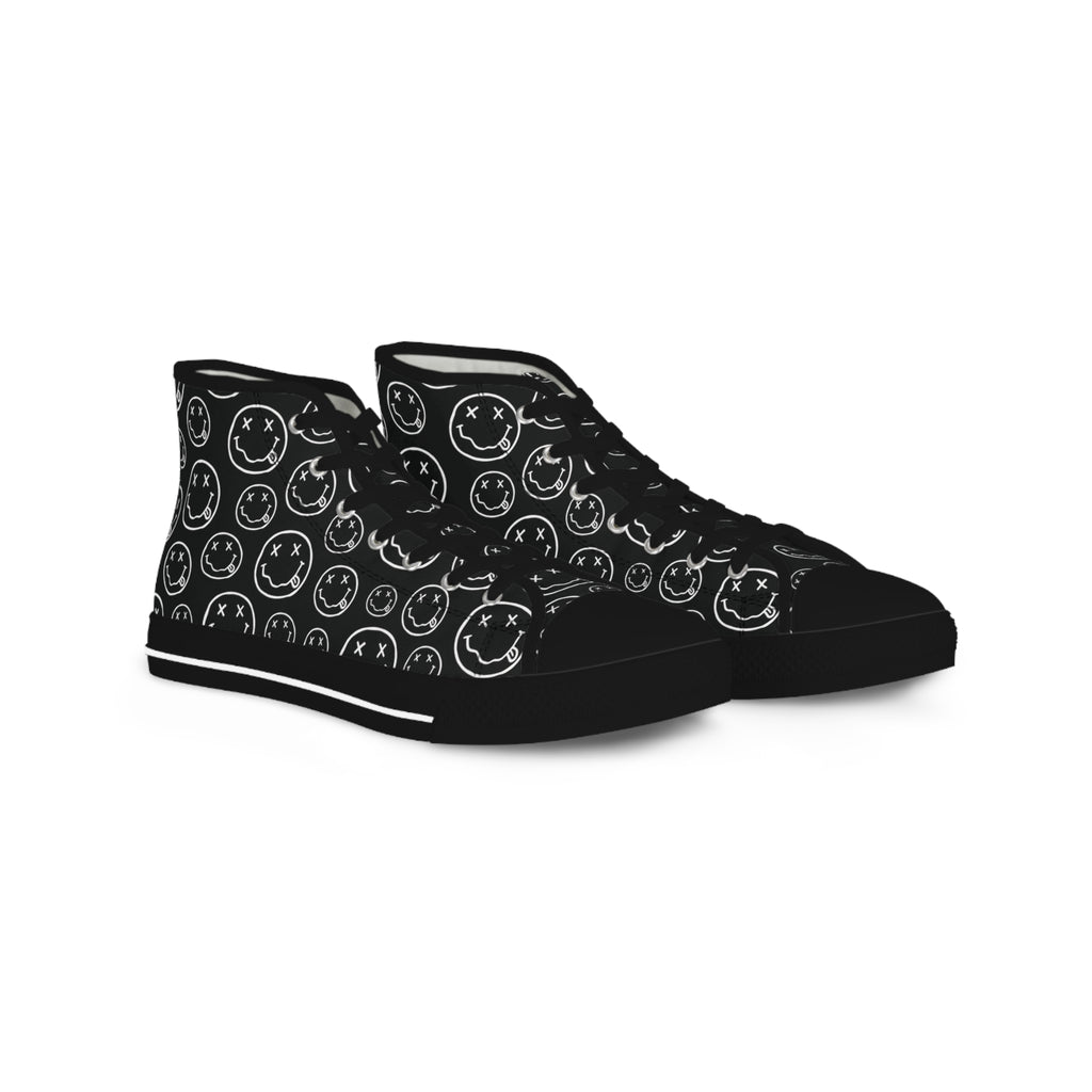 High Top Sneakers – Nirvana grunge Skate Shoes