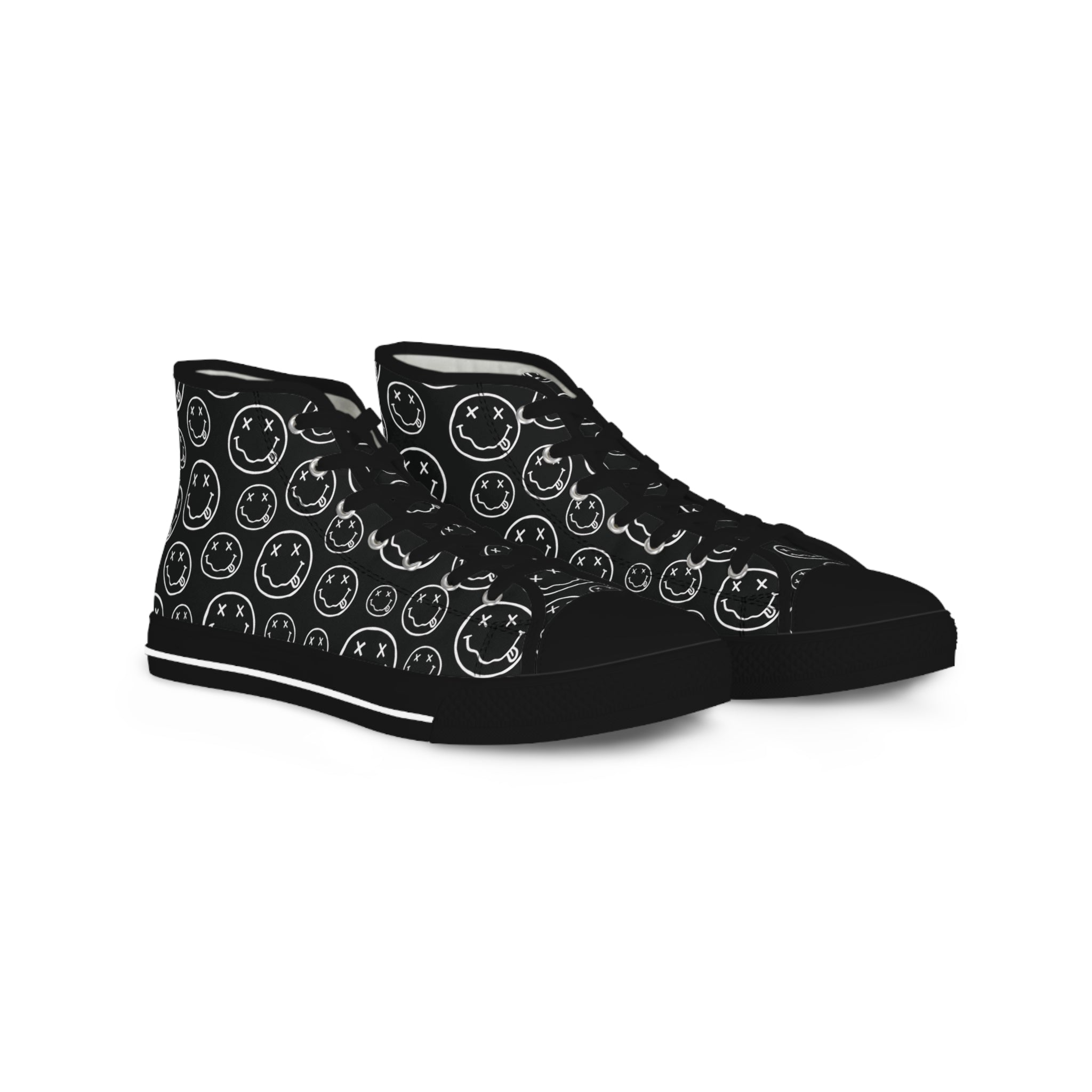 High Top Sneakers – Nirvana grunge Skate Shoes