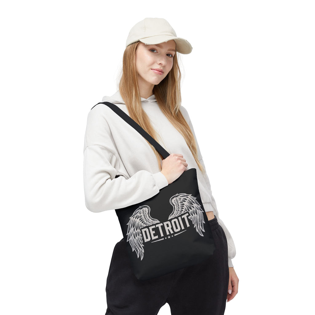 Detroit Wings Tote Bag — Vintage Angel Wing City Pride Tote