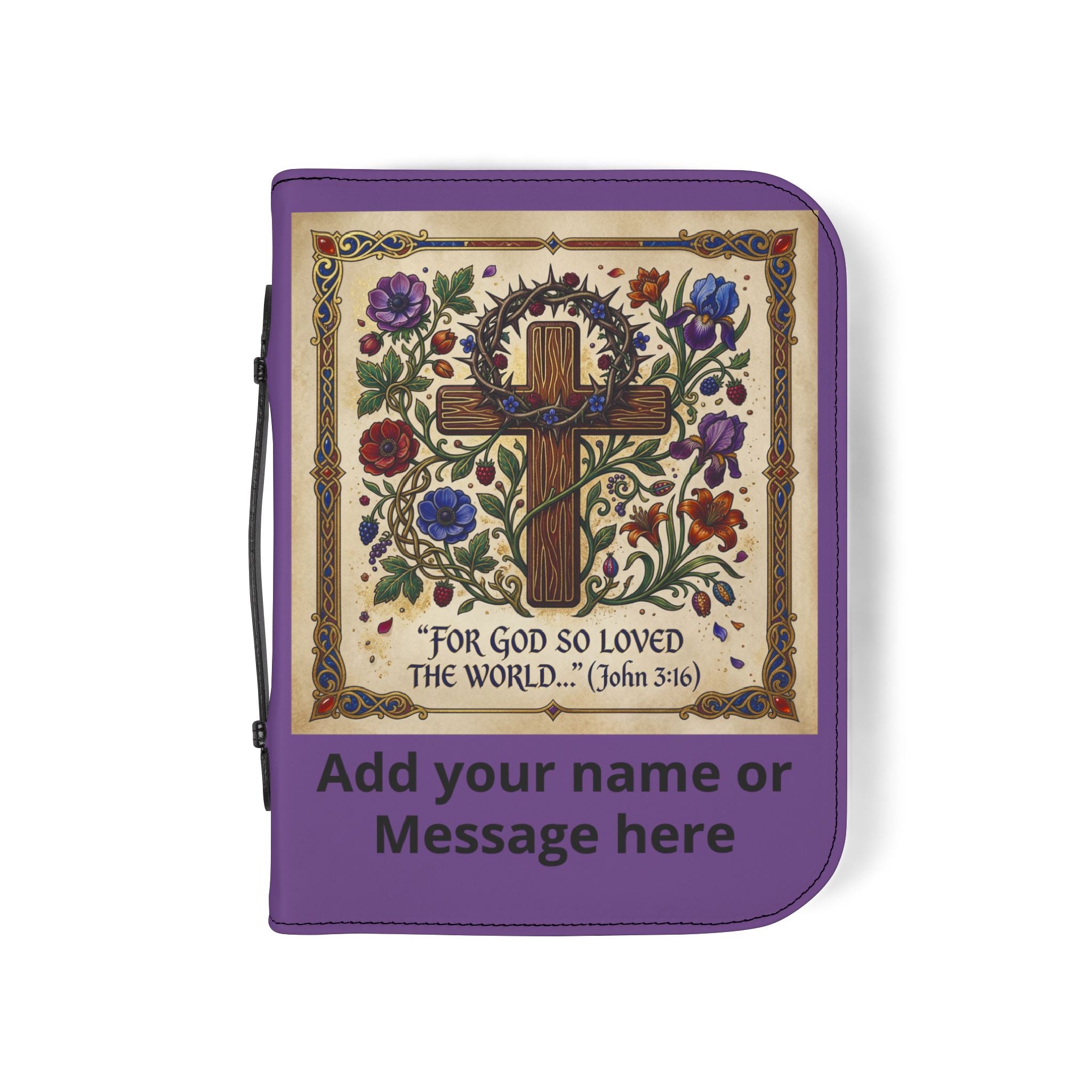 Bible Cover - “For God so loved the world…”